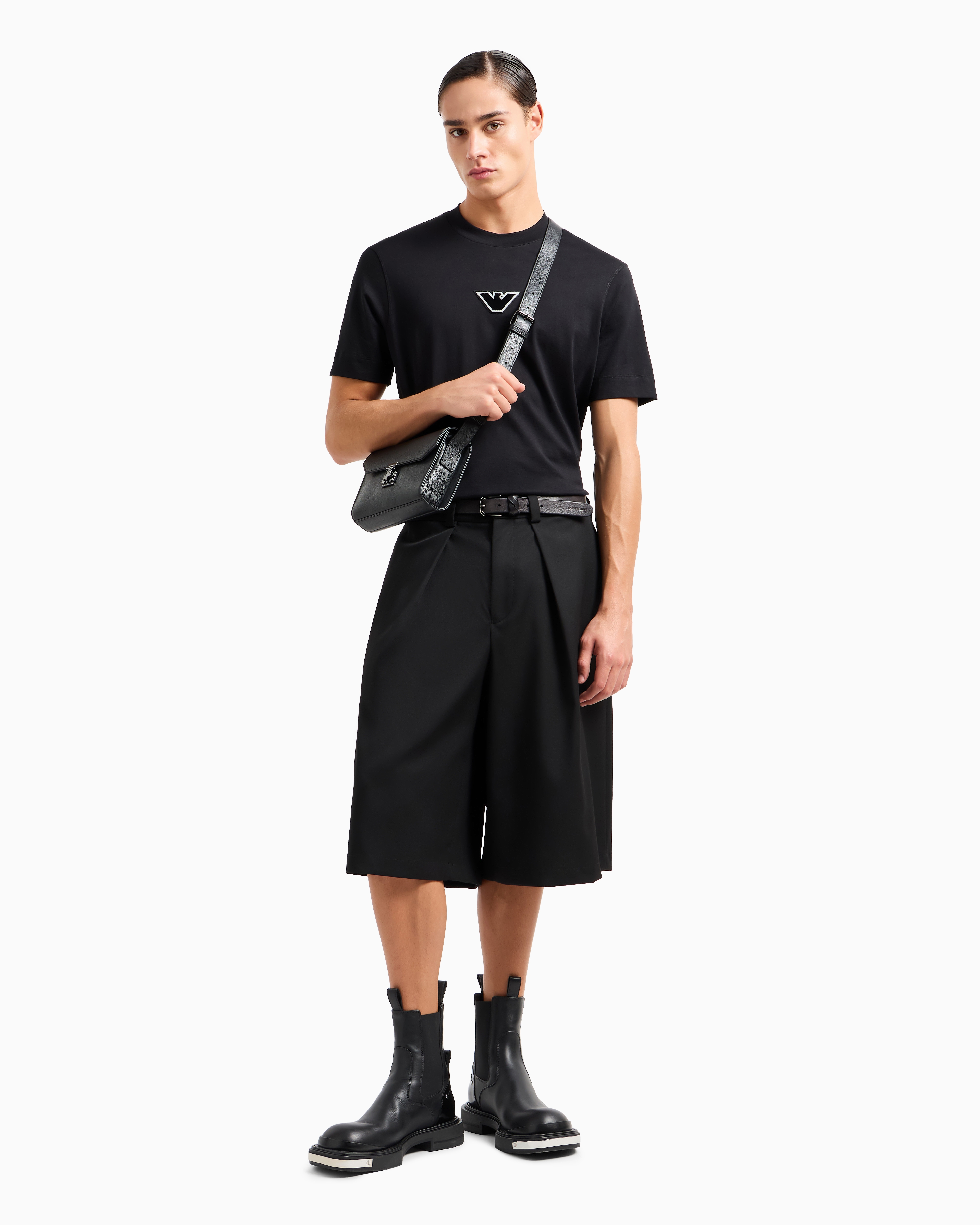 ASV lightweight jersey T-shirt with embossed logo patch