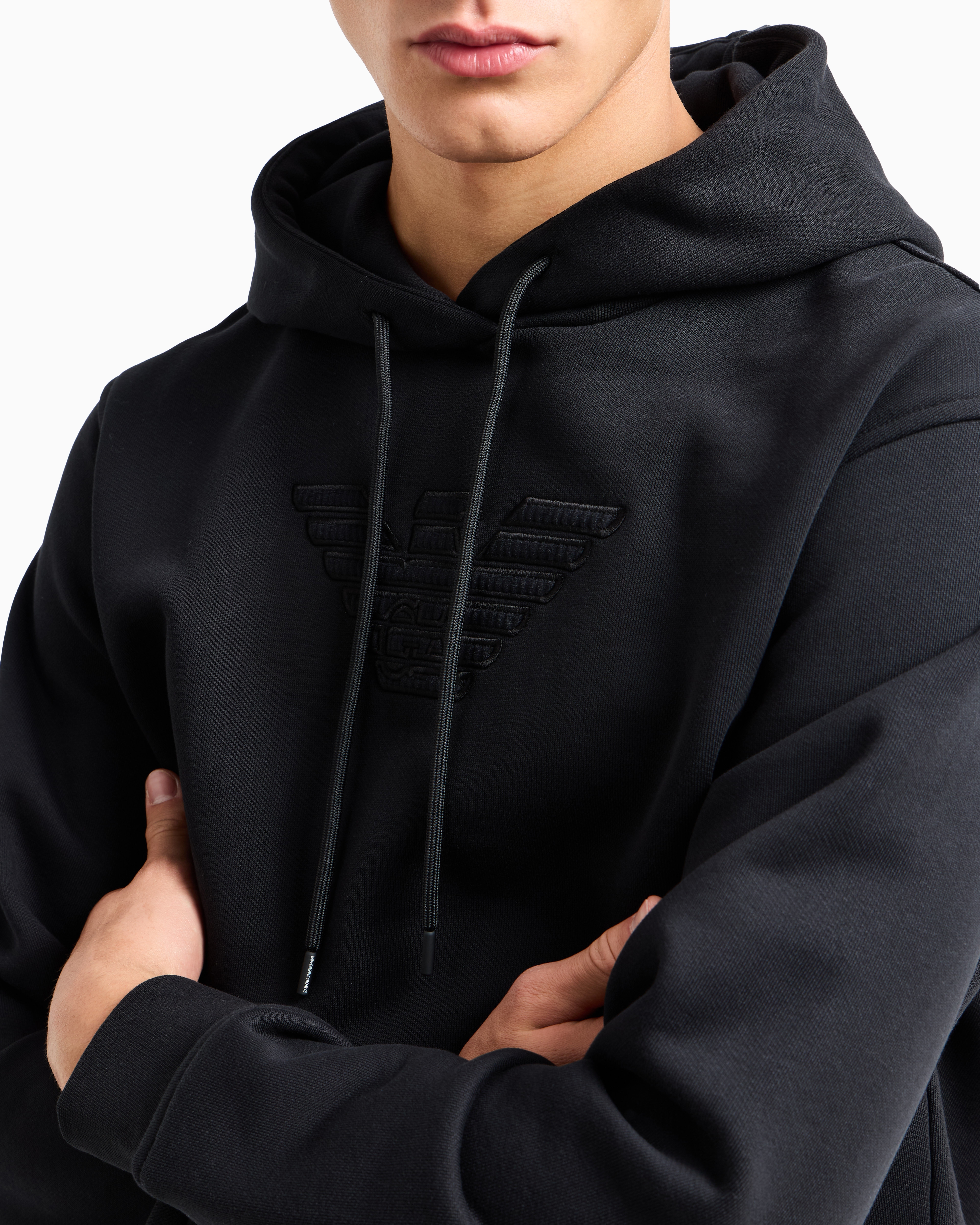 トップス EMPORIO ARMANI HOODED JERSEY EW001032_AF12911_UC001_F_SS202