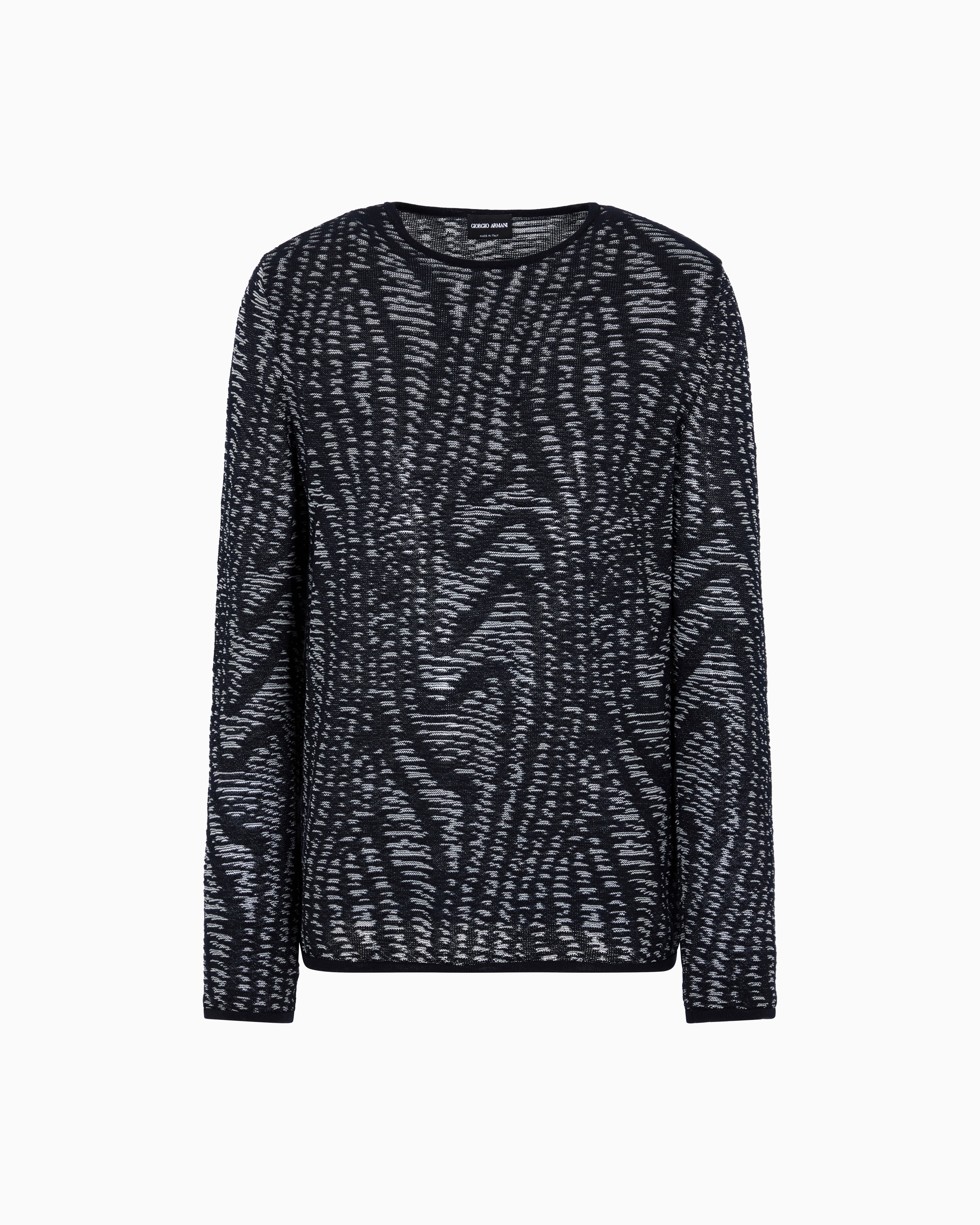 Giorgio Armani Men's Embroidered Jacquard Sweater