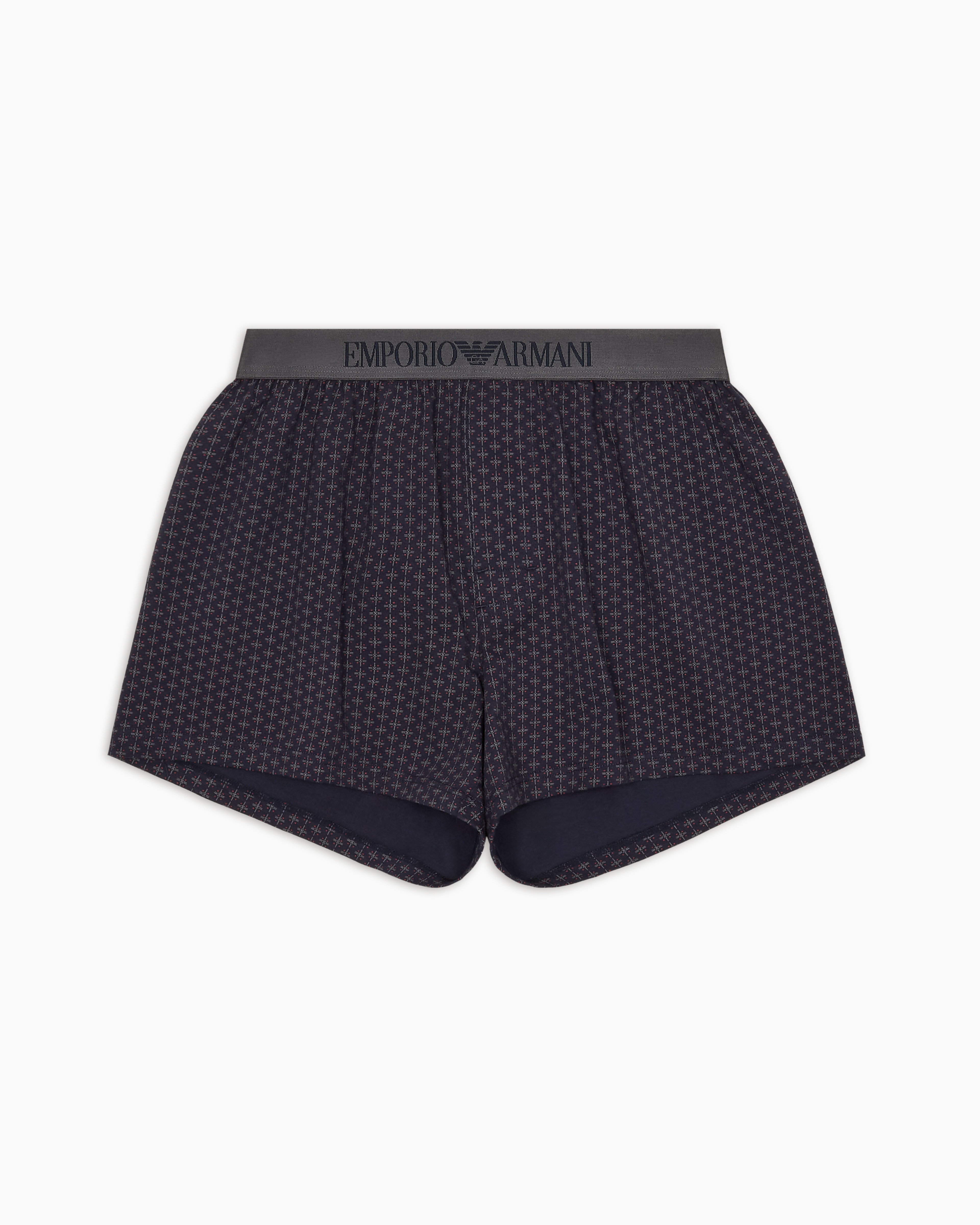 Shop Emporio Armani Boxershorts Im Mustermix In Grau