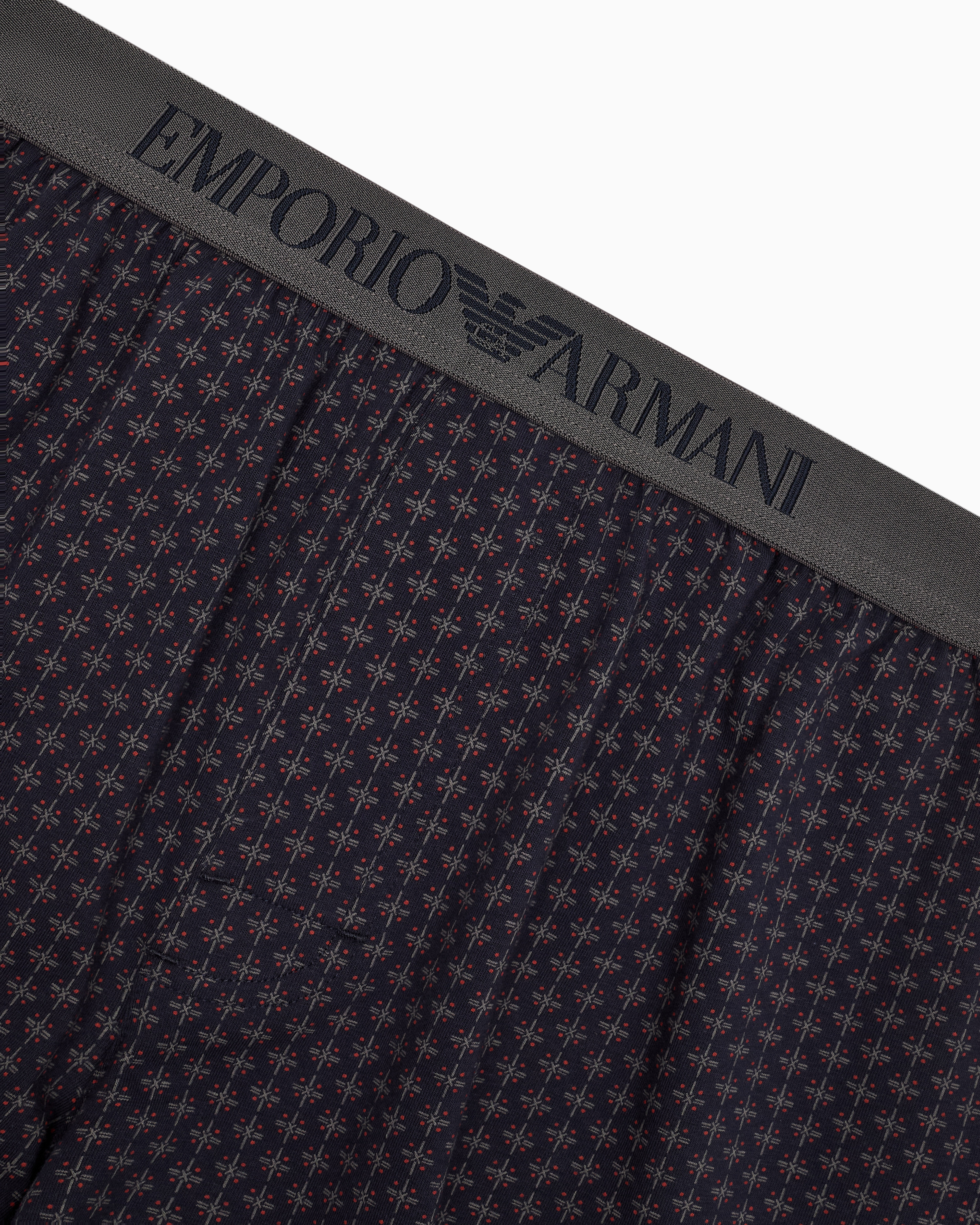 Shop Emporio Armani Boxershorts Im Mustermix In Grau