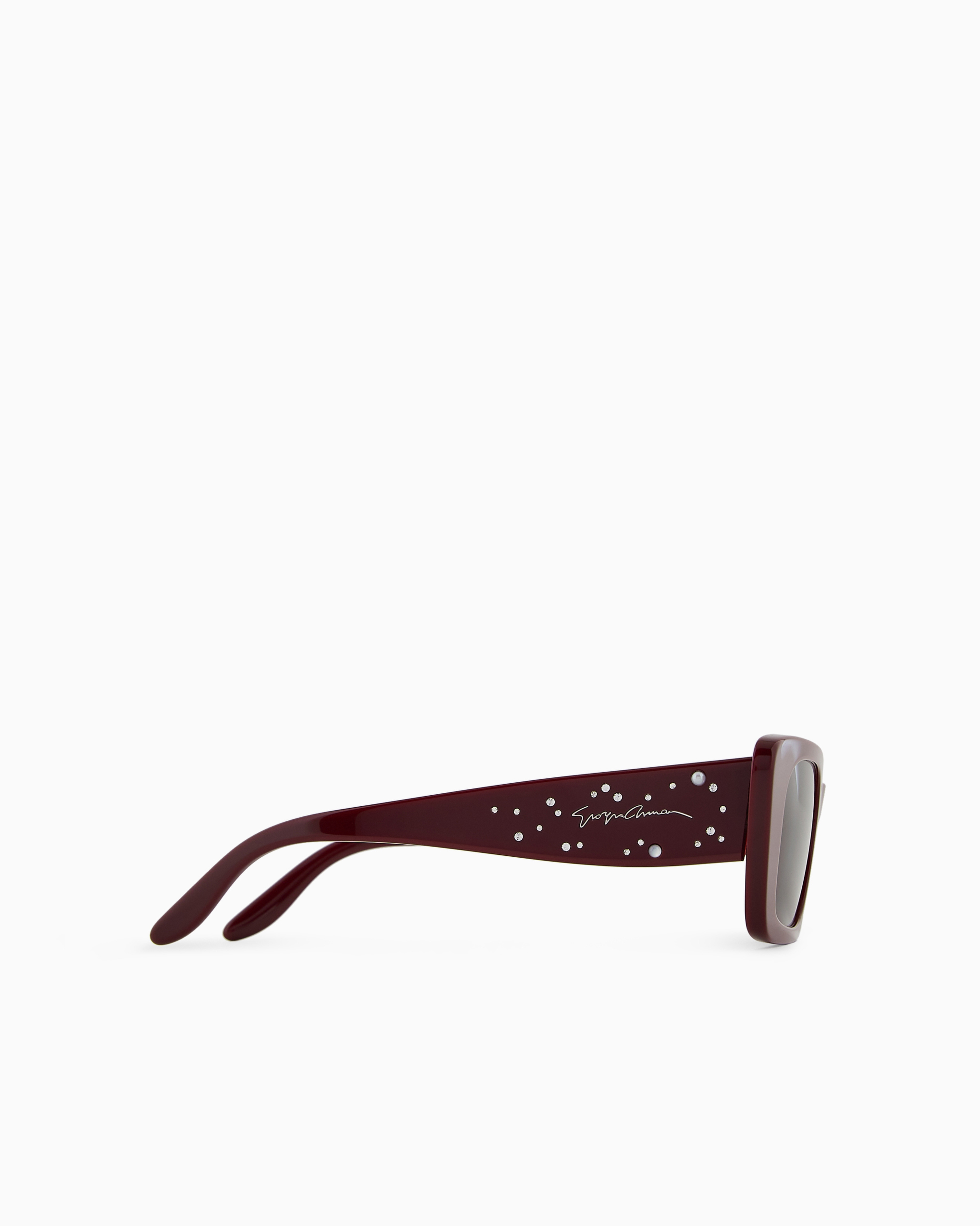 Shop Giorgio Armani Sunglasses In Red