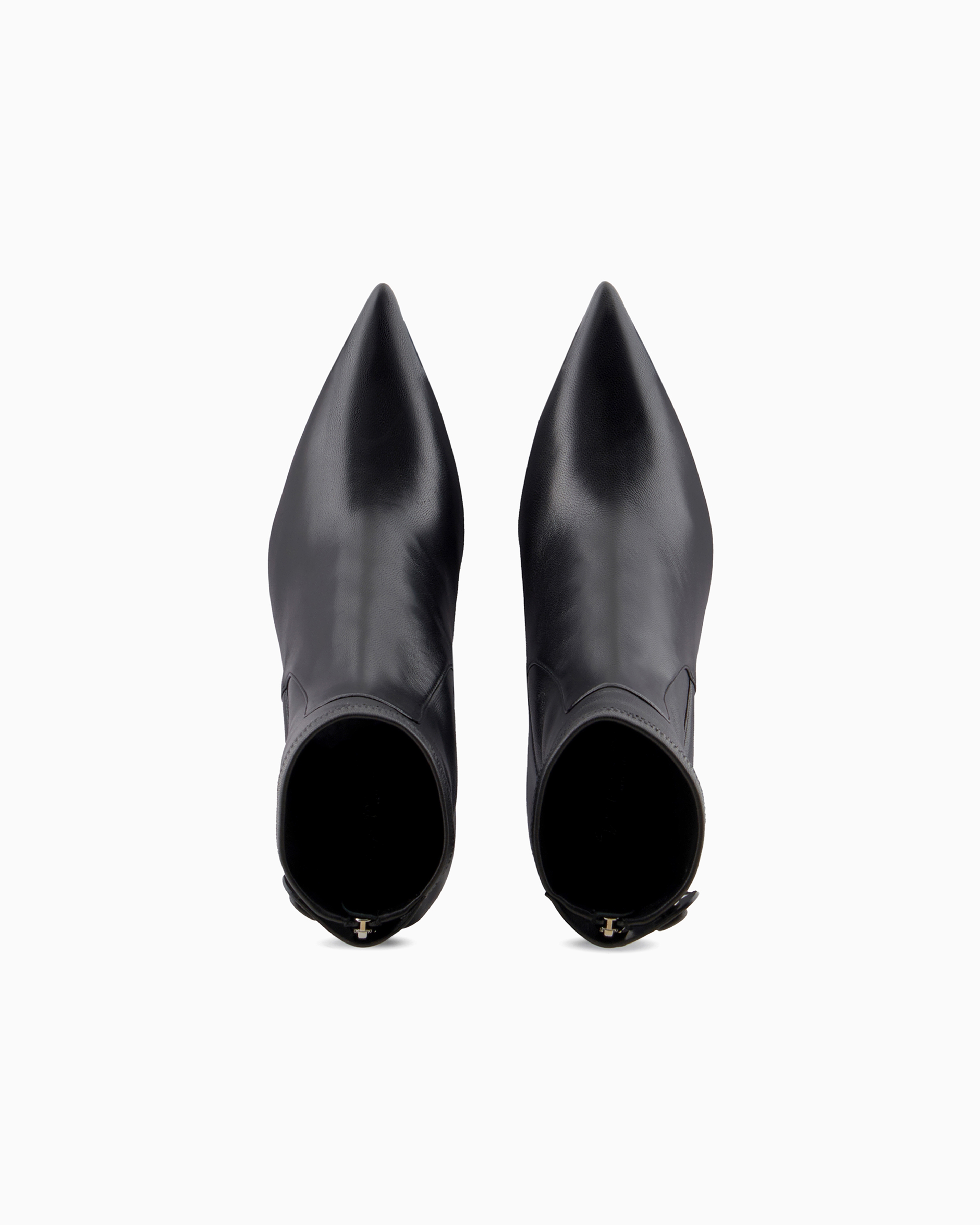 Giorgio Armani Official Store Booties In Black