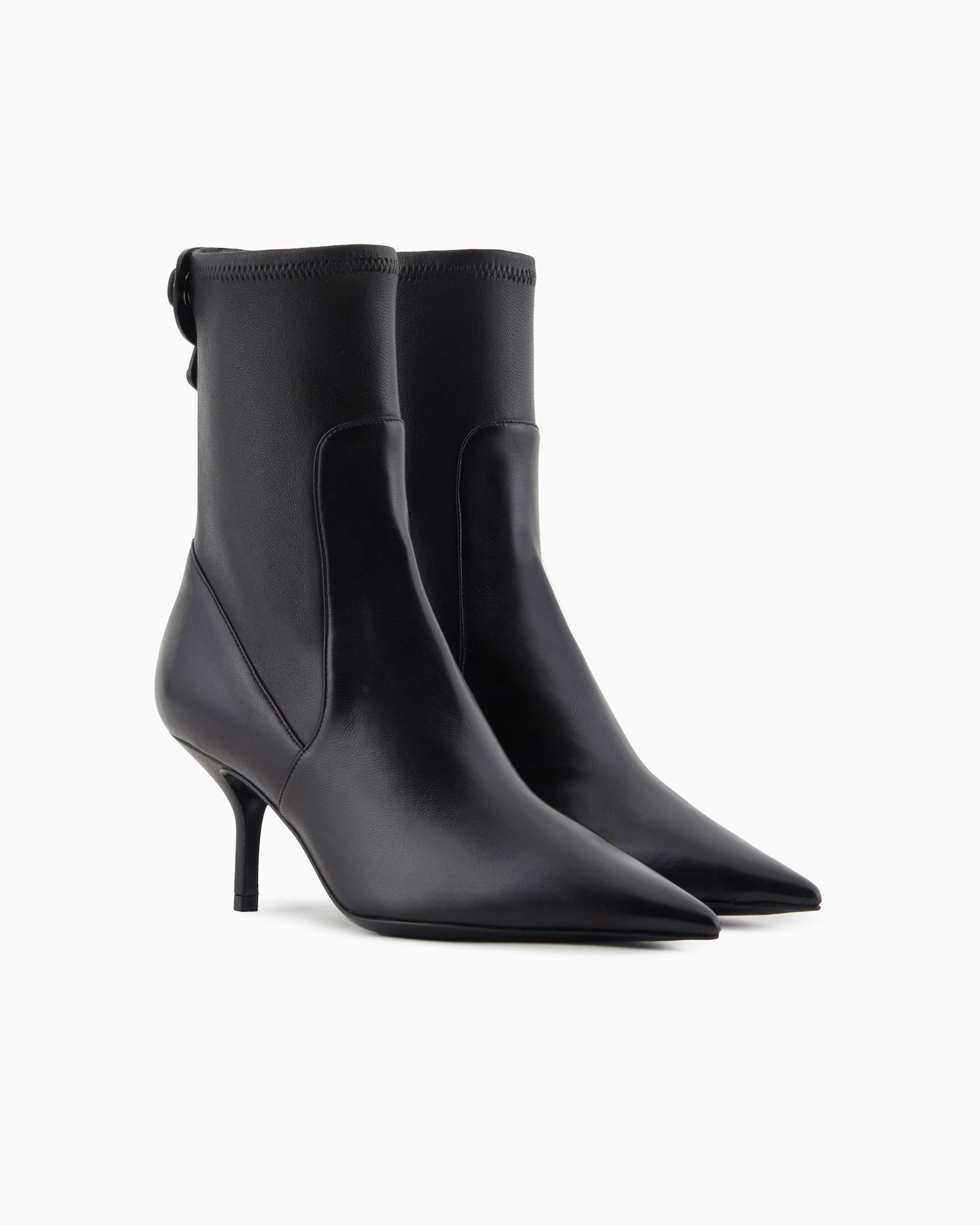 Giorgio Armani Official Store Booties In Black