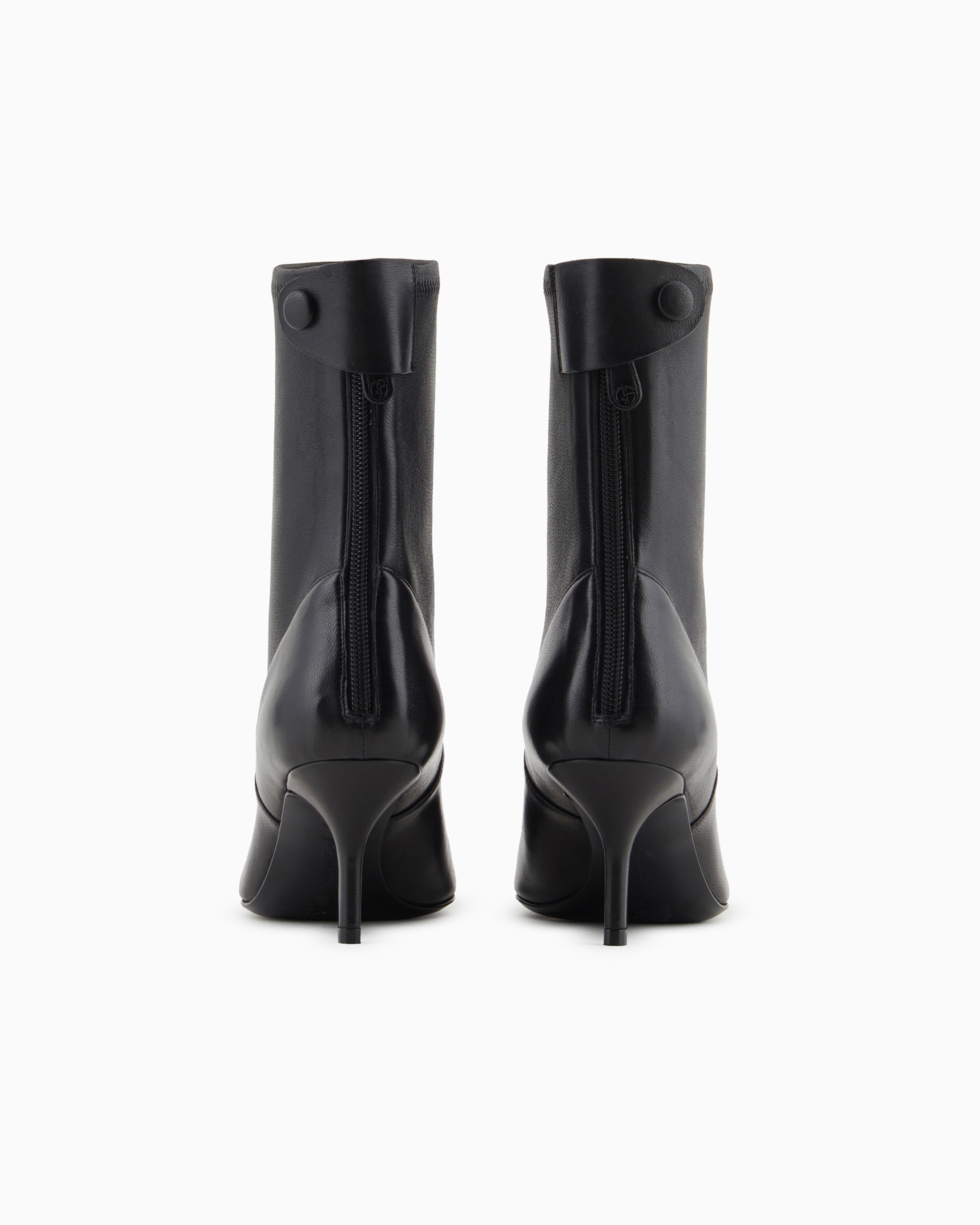 Giorgio Armani Official Store Booties In Black