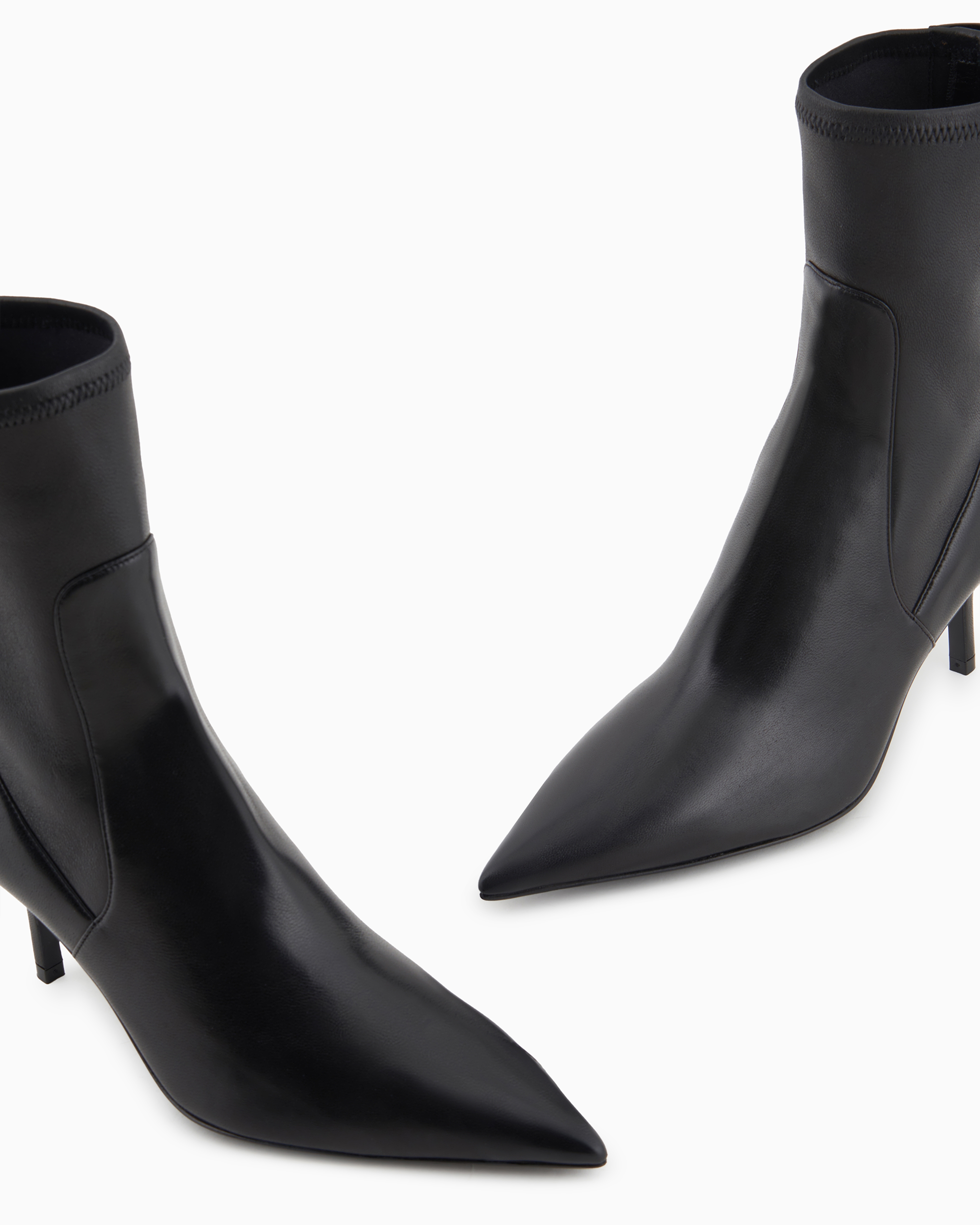 Giorgio Armani Official Store Booties In Black