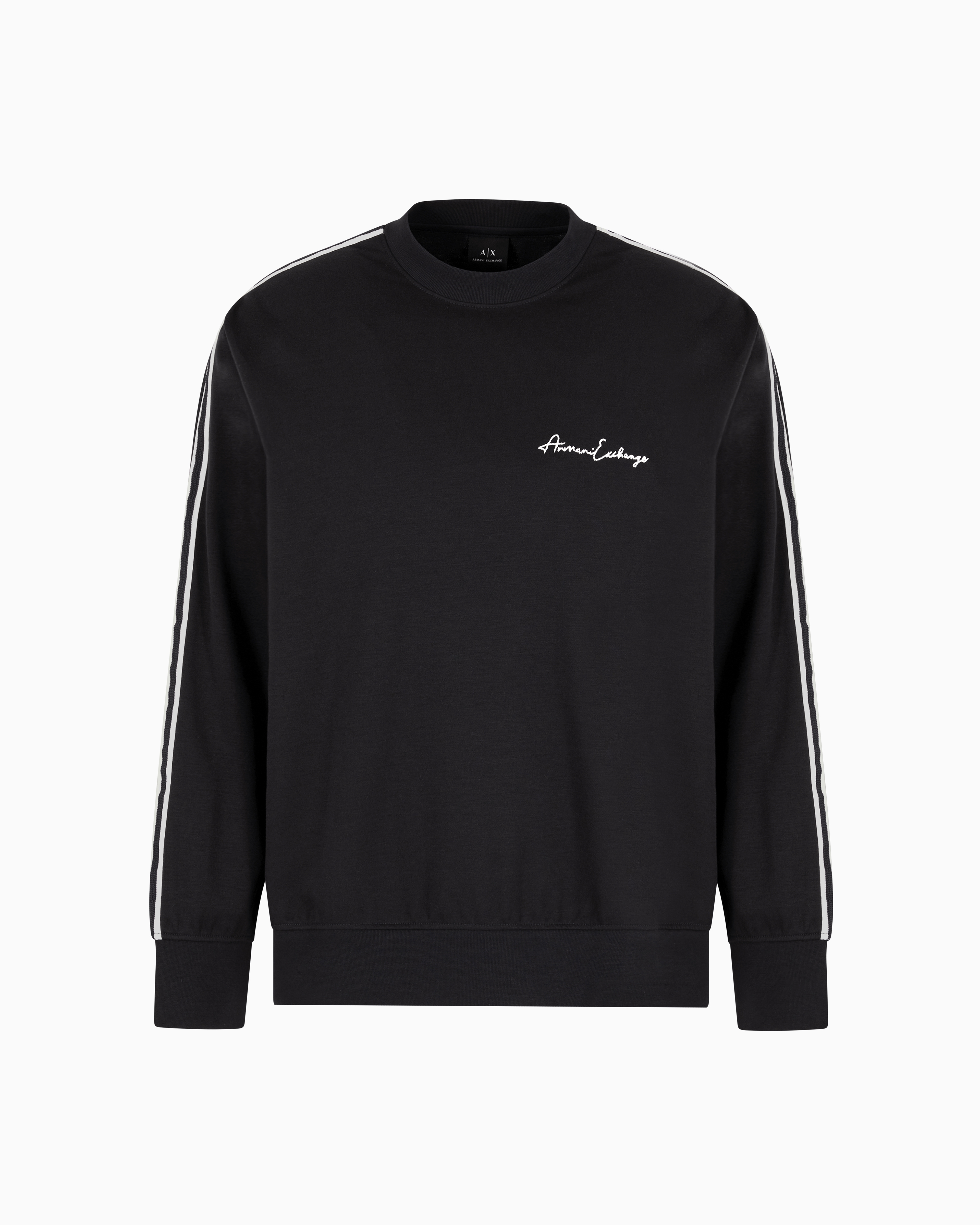 Armani Exchange Official Store Sweatshirts Without Hood In Black