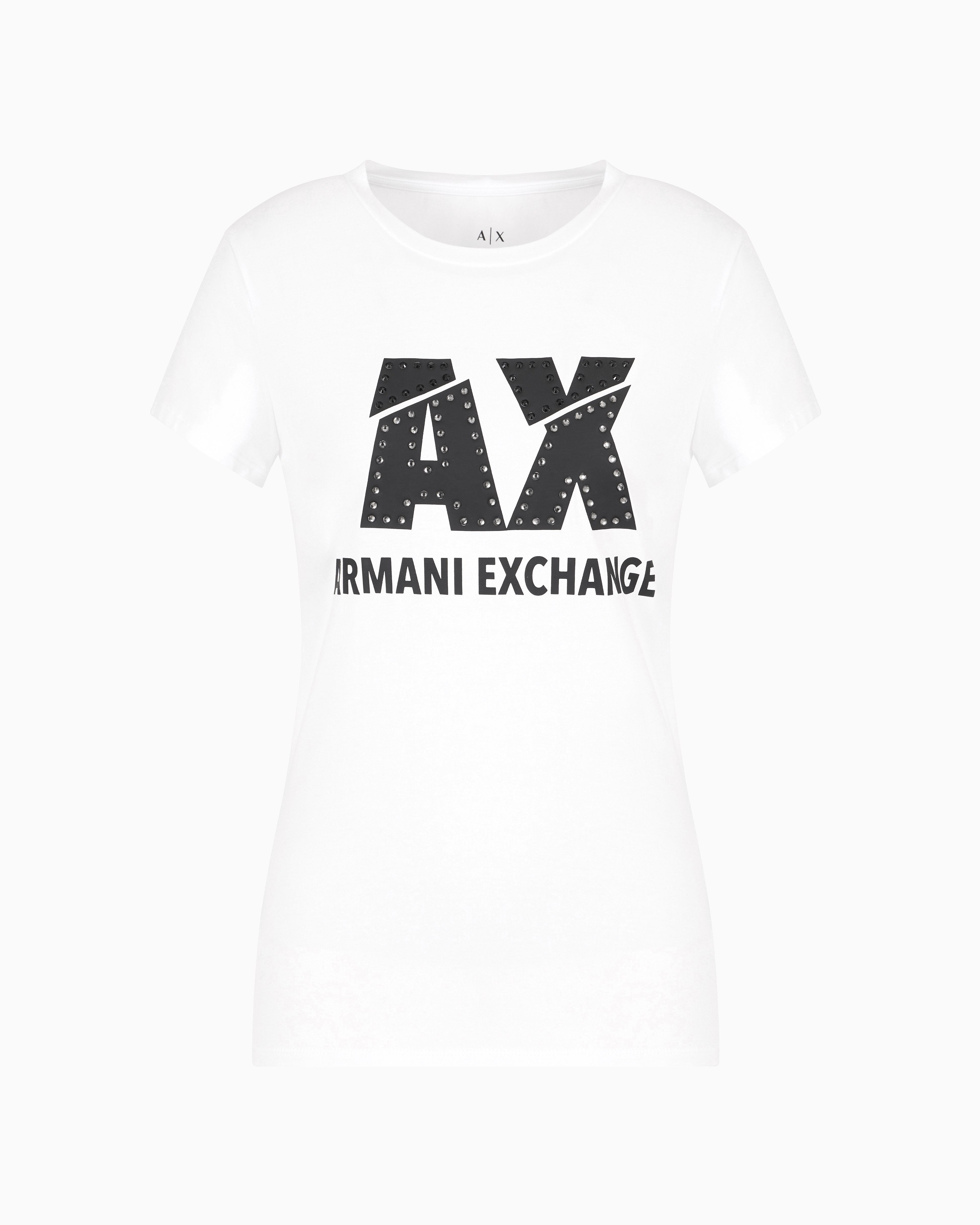 ARMANI EXCHANGE SLIM FIT T-SHIRT IN STRETCH COTTON JERSEY 