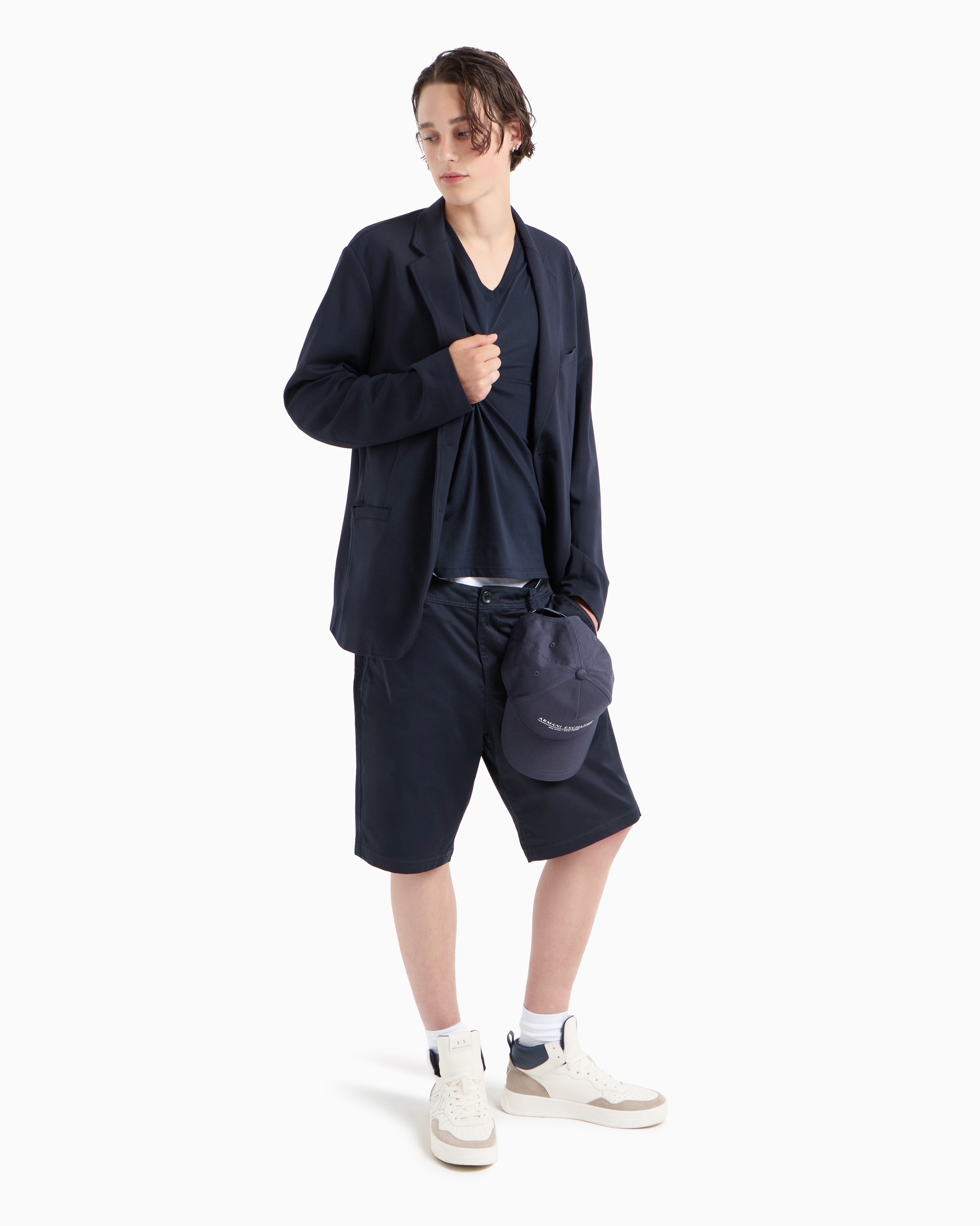 ARMANI EXCHANGE SLIM FIT T-SHIRT IN PIMA COTTON JERSEY