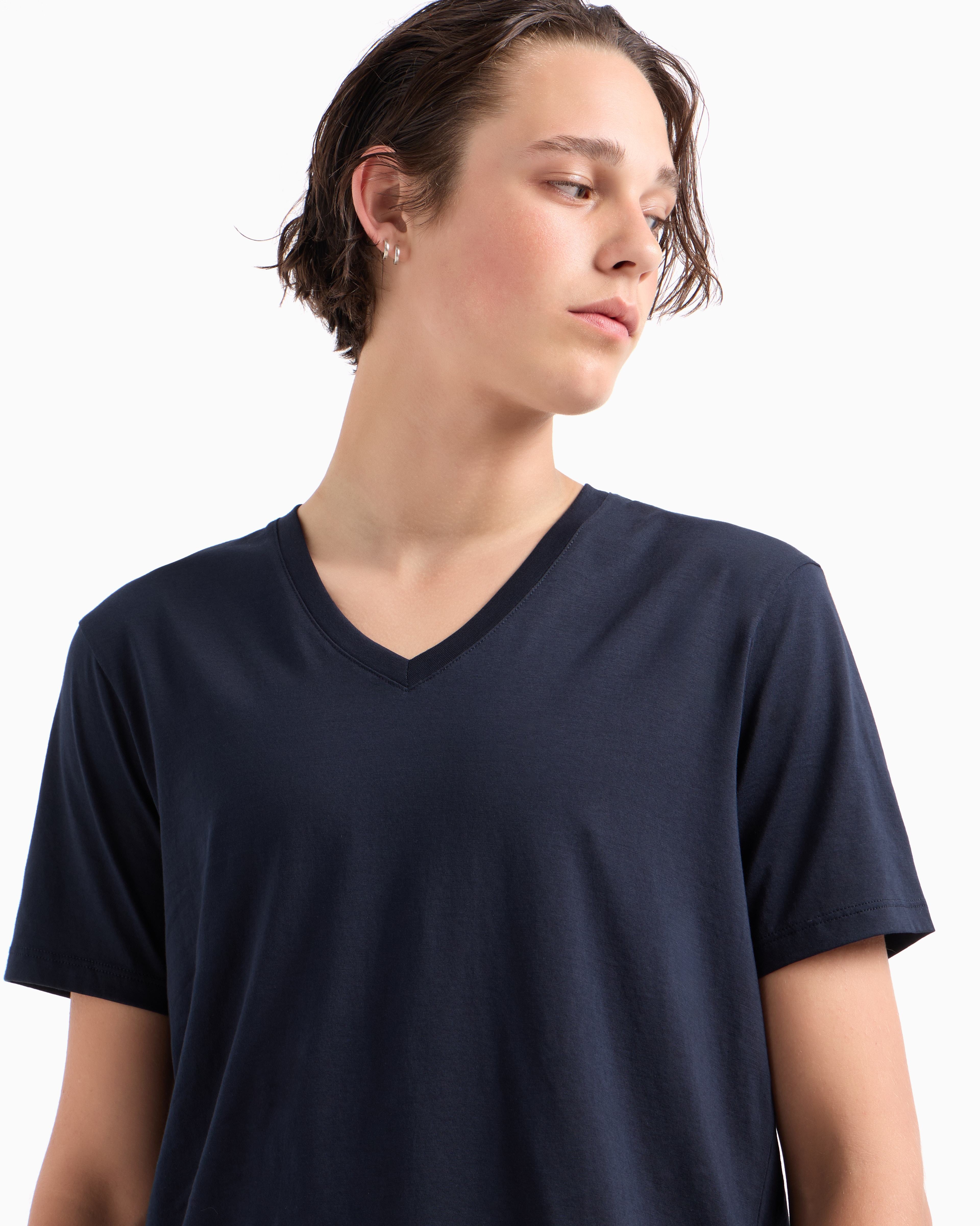ARMANI EXCHANGE SLIM FIT T-SHIRT IN PIMA COTTON JERSEY