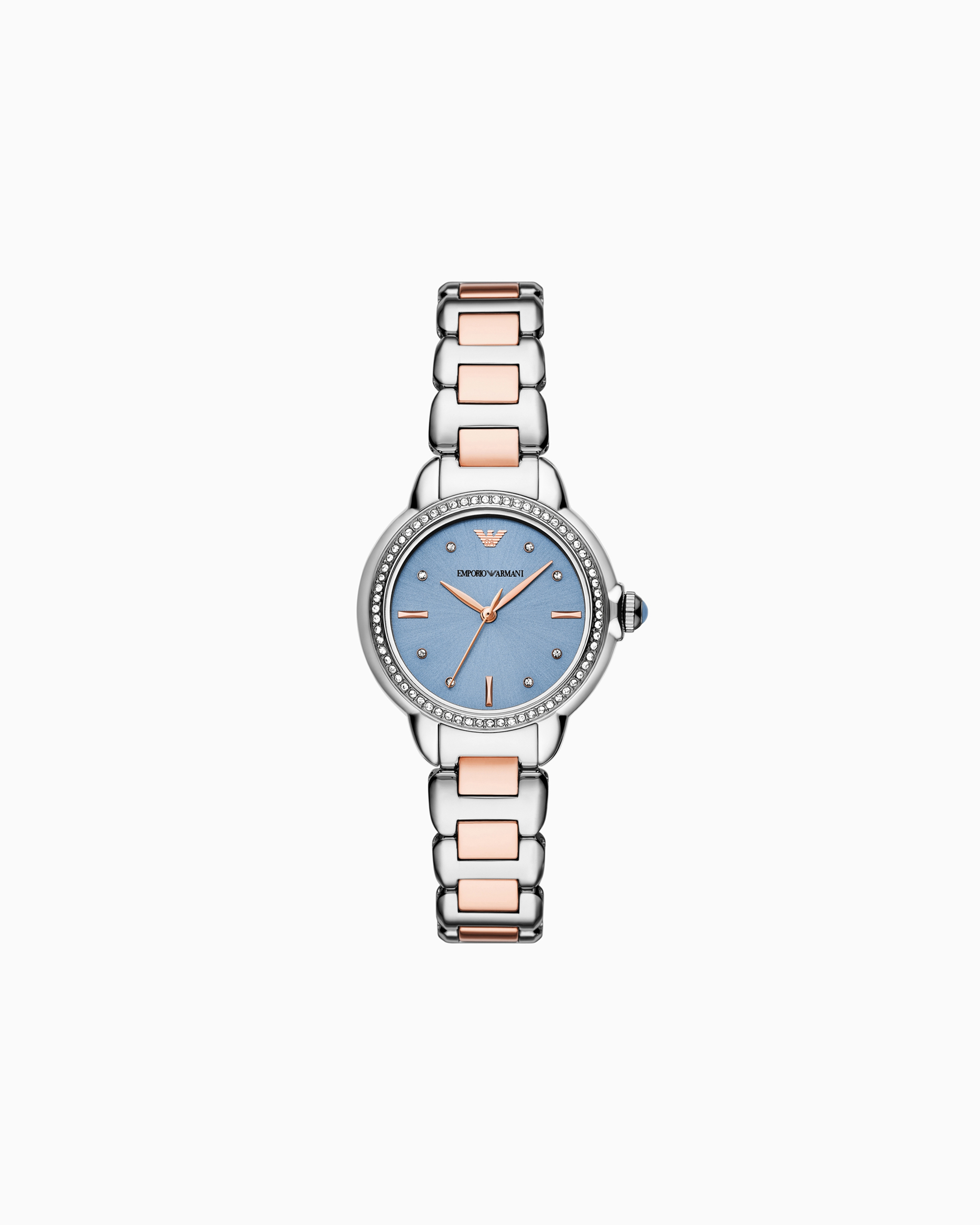 Emporio Armani Three-hand Two-tone Stainless Steel Watch