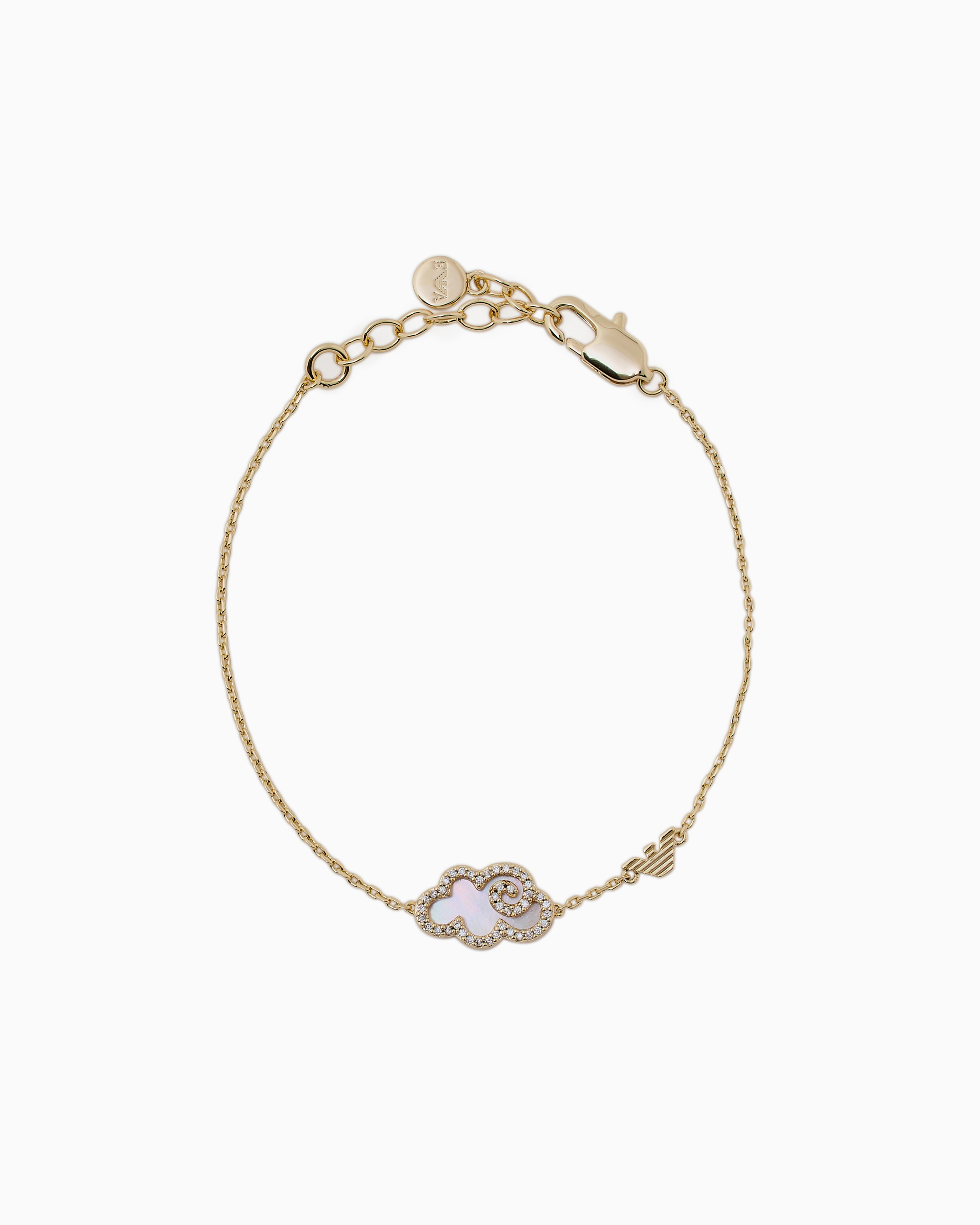 Emporio Armani Gold-tone Brass Pendant Necklace Lunar New Year In Multicoloured