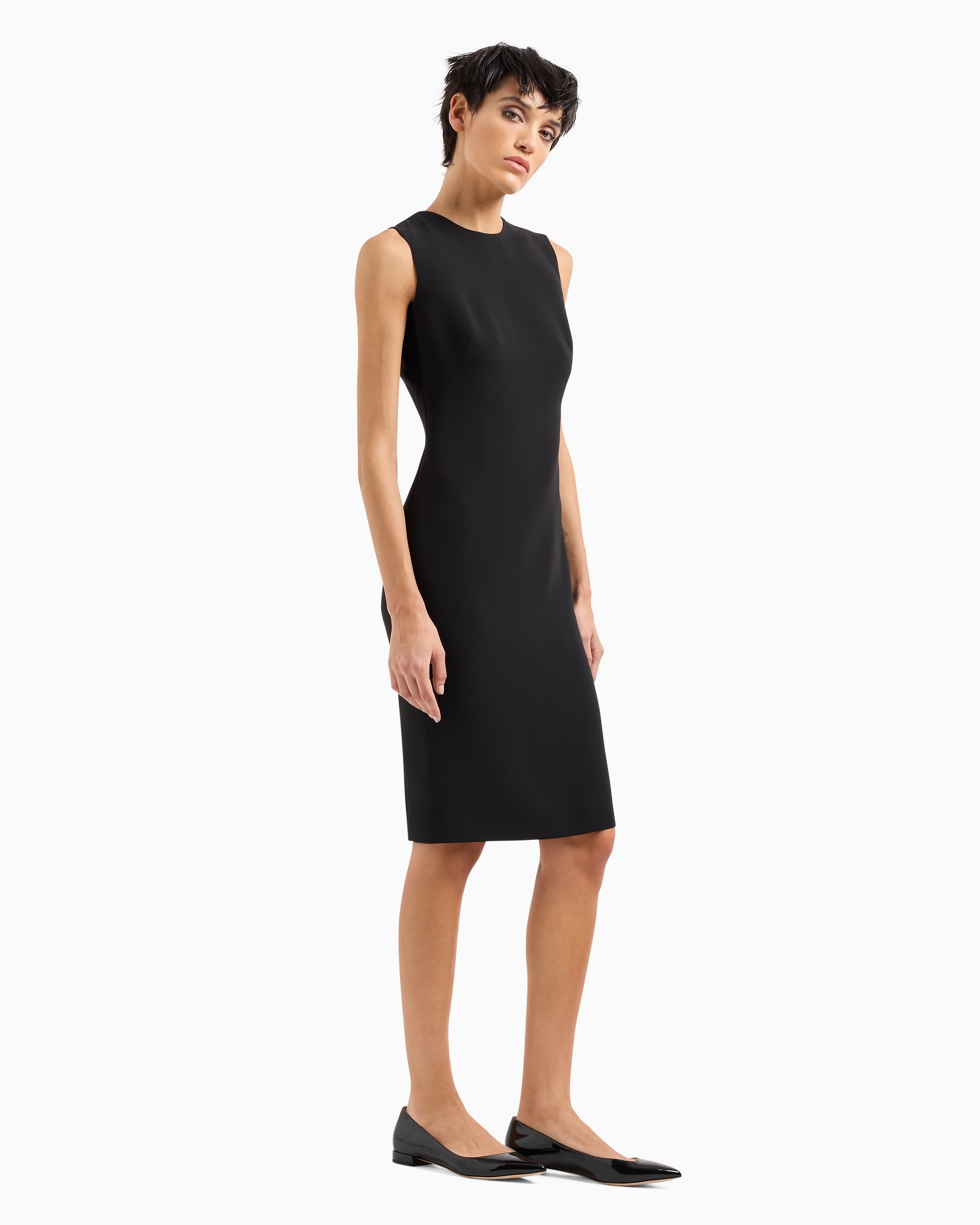 Giorgio Armani Official Store Midi-kleider In Schwarz