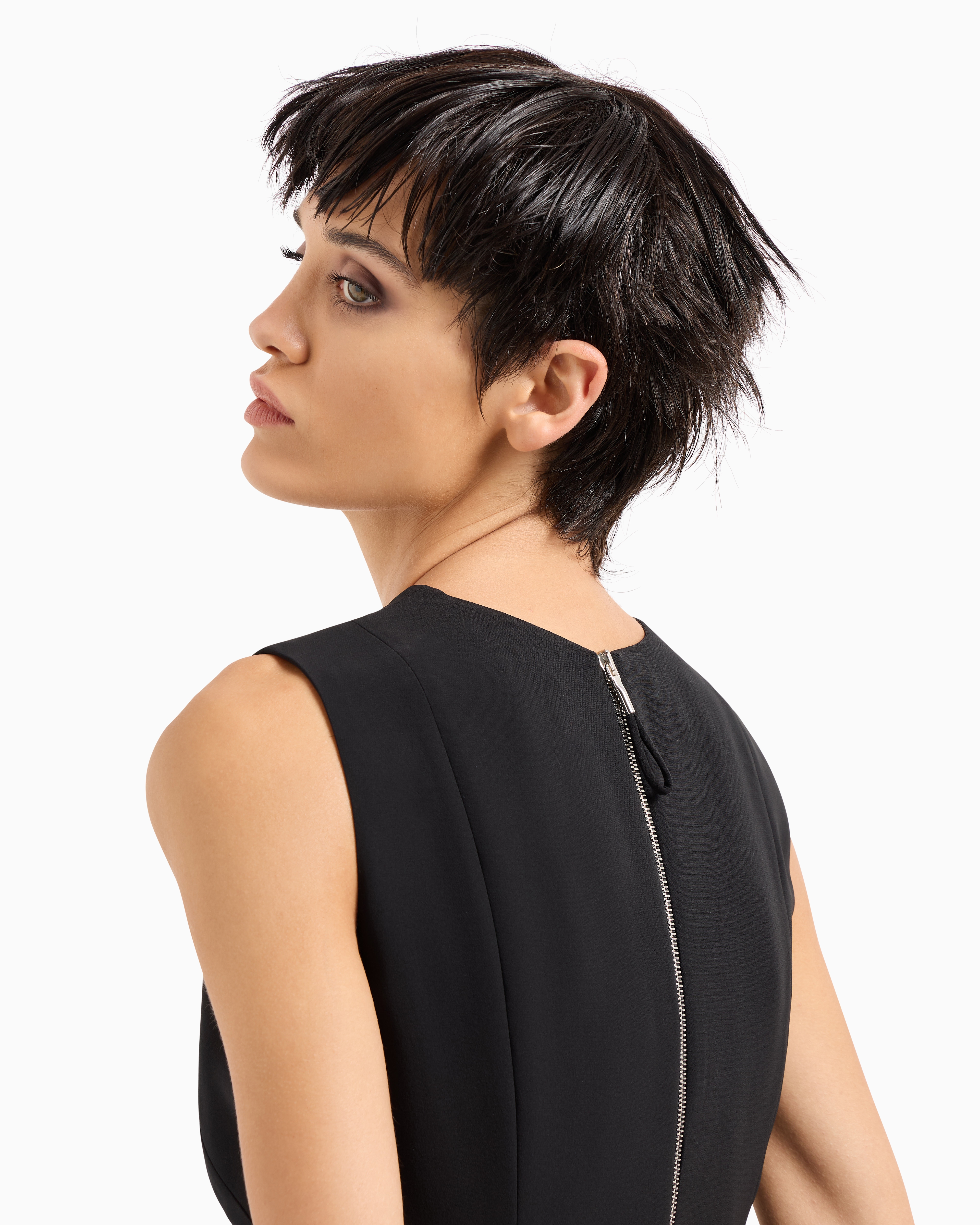 Giorgio Armani Official Store Midi-kleider In Schwarz