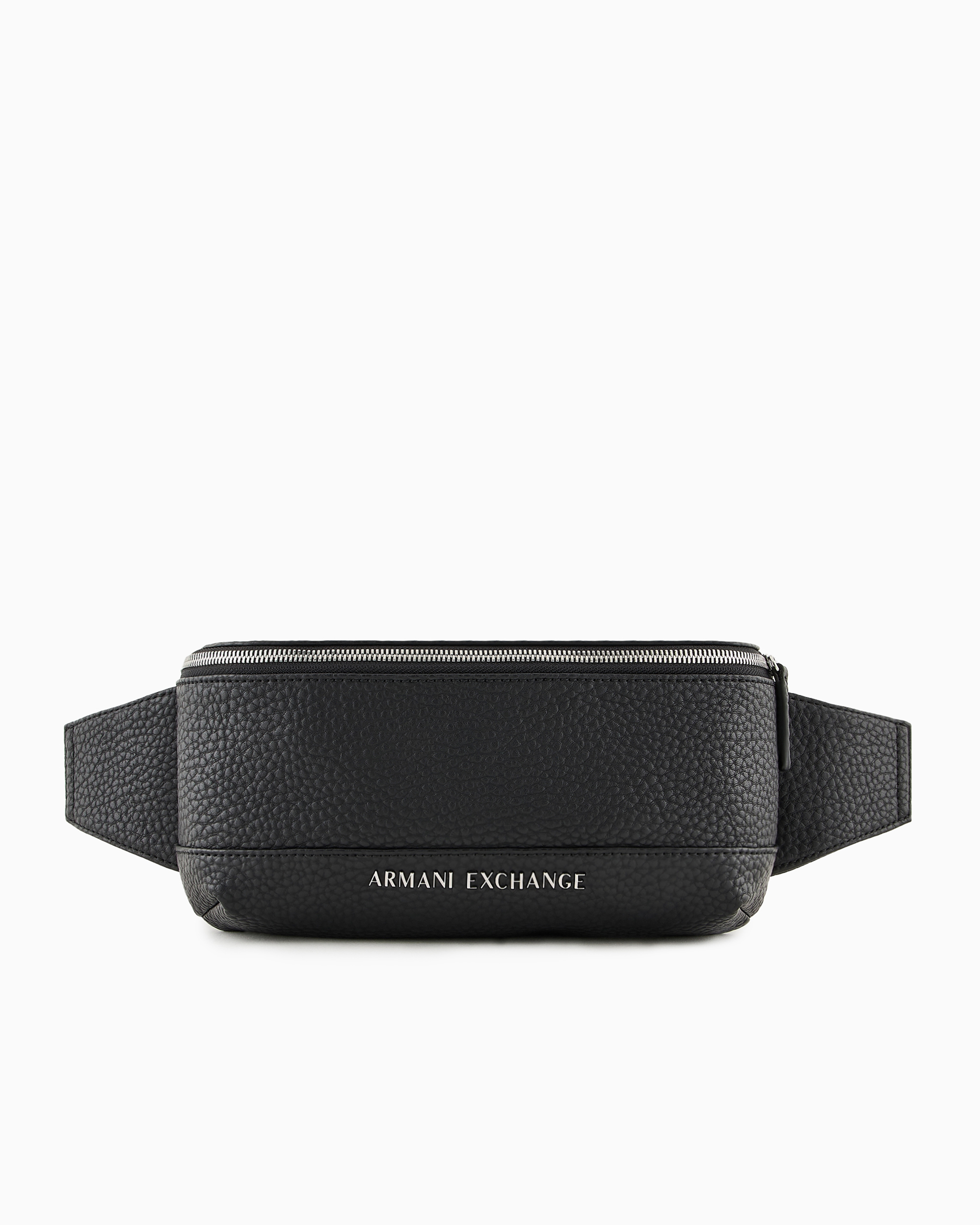 Armani Exchange Official Store Rectangular Pouch In Black