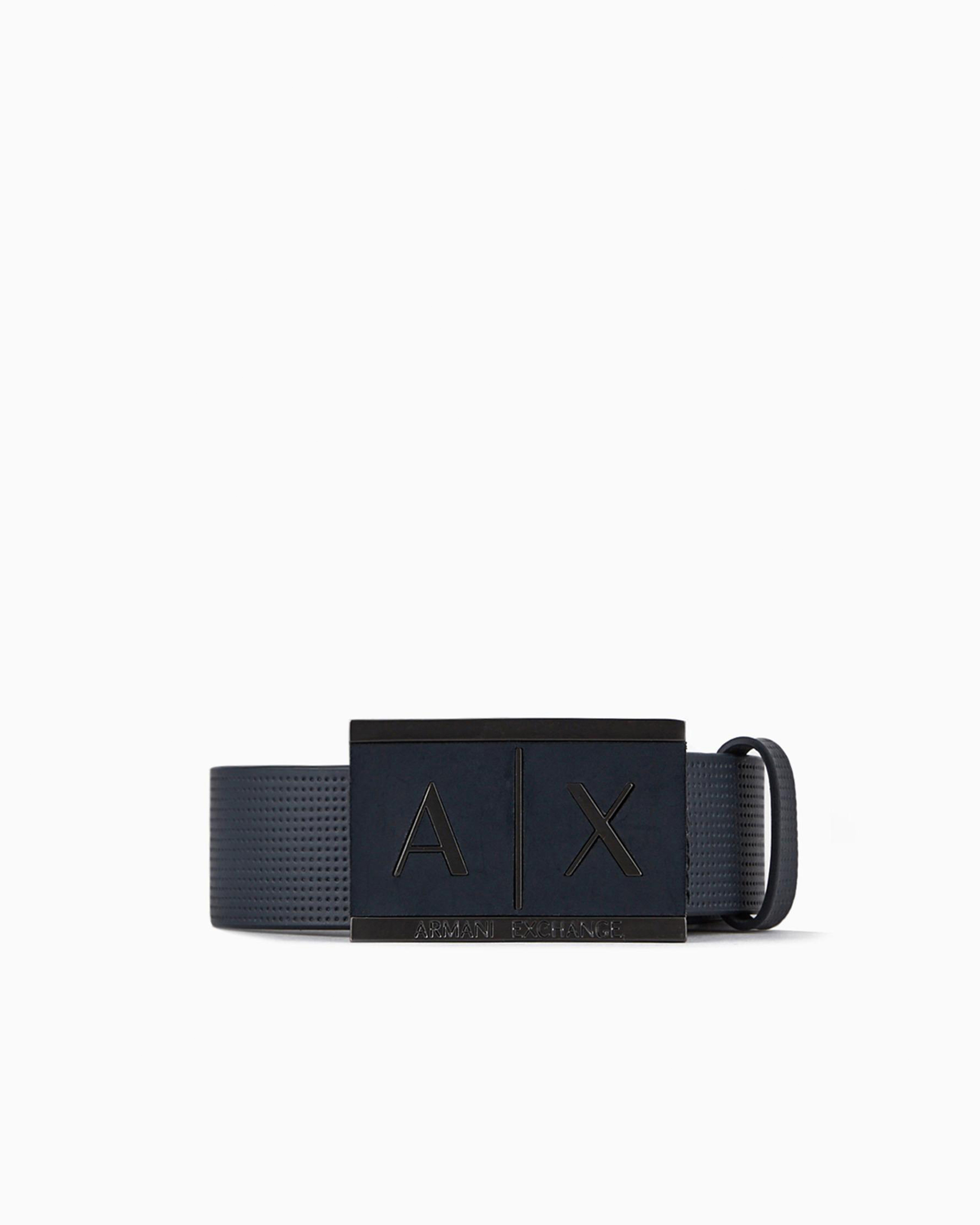 Armani Exchange Belt Navy Blue Bovine