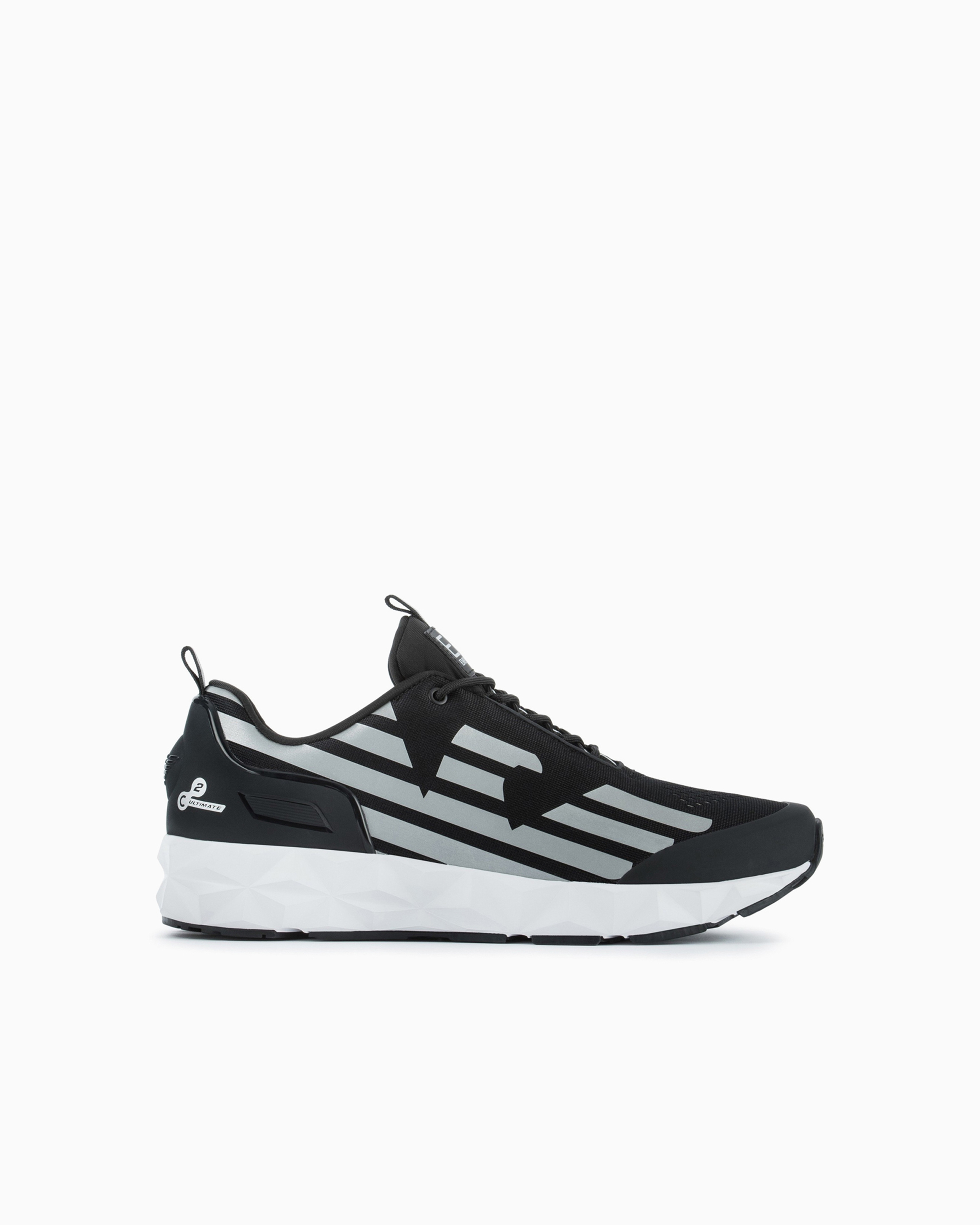 Emporio Armani Ultimate Kombat Sneakers In Black