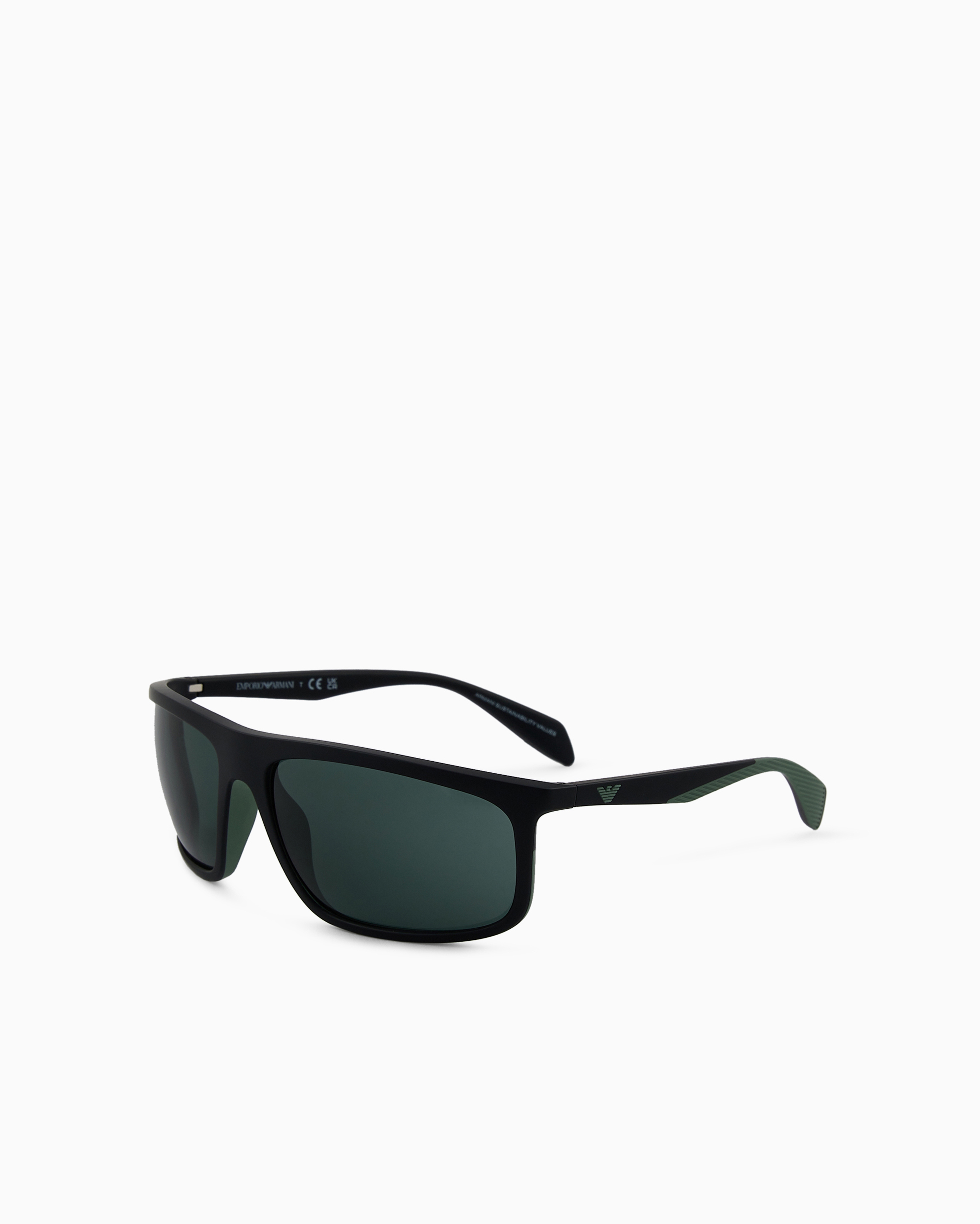 Emporio Armani Men's Aviator Sunglasses In Black