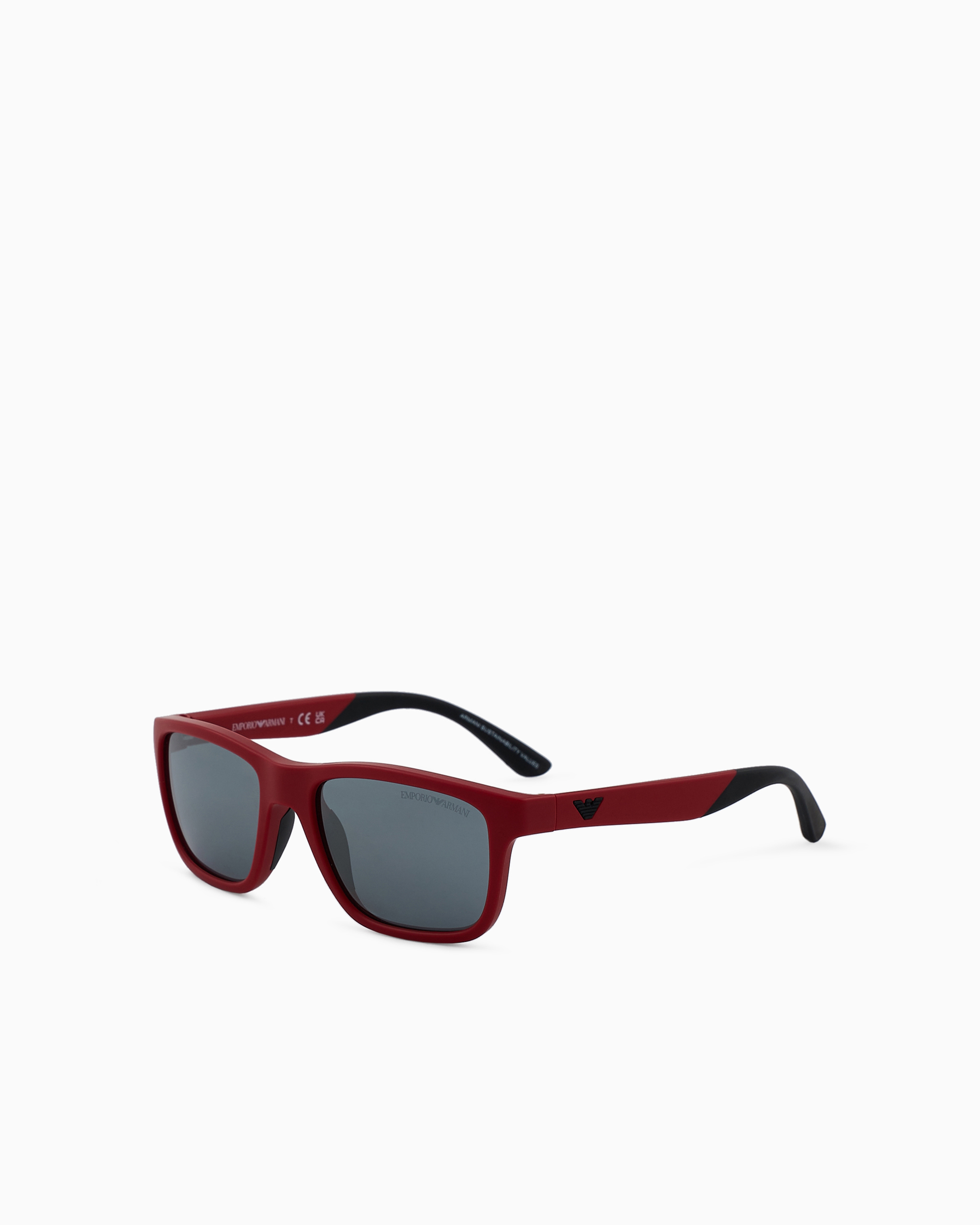 Shop Emporio Armani Sunglasses In Red