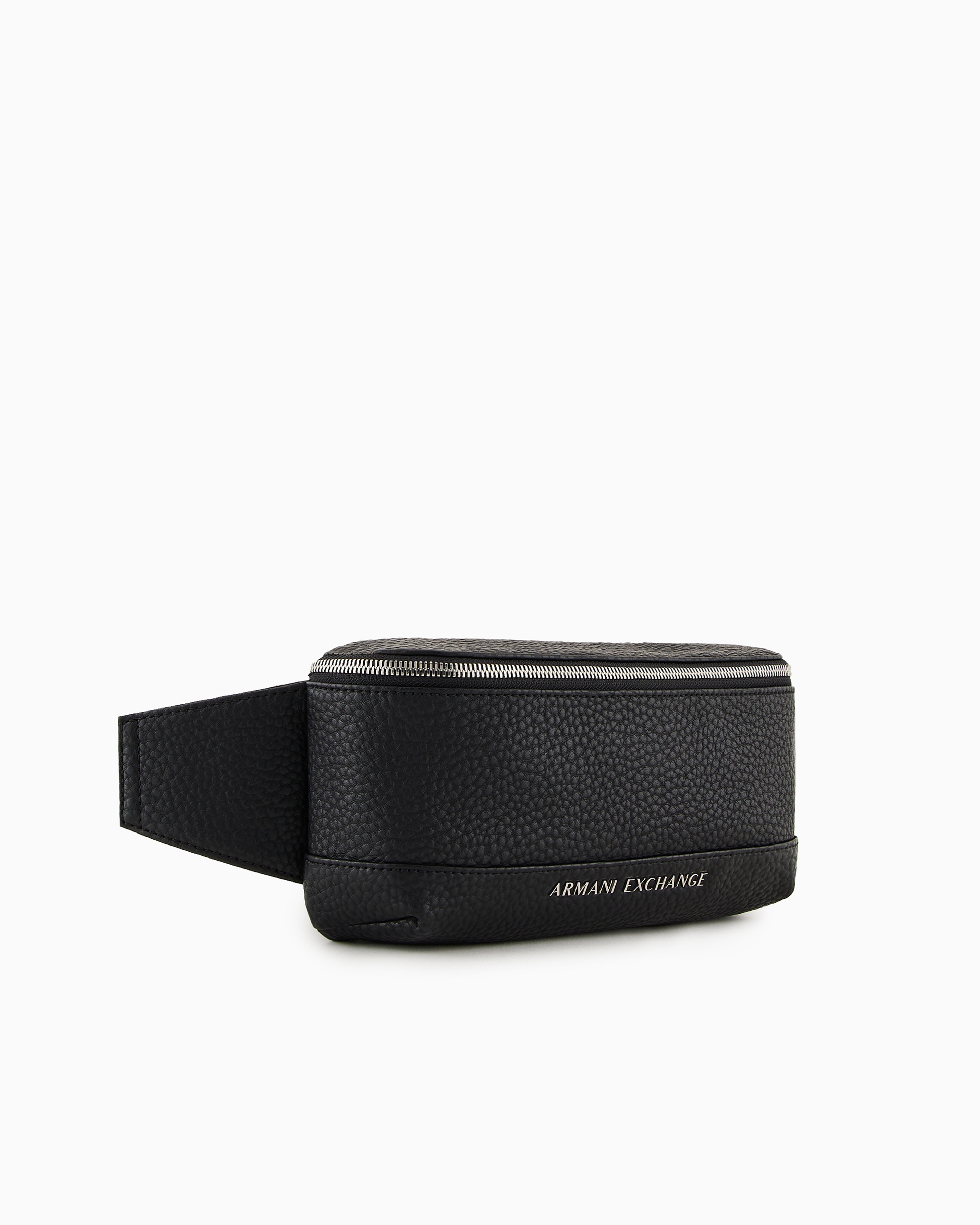 Armani Exchange Official Store Rectangular Pouch In Black