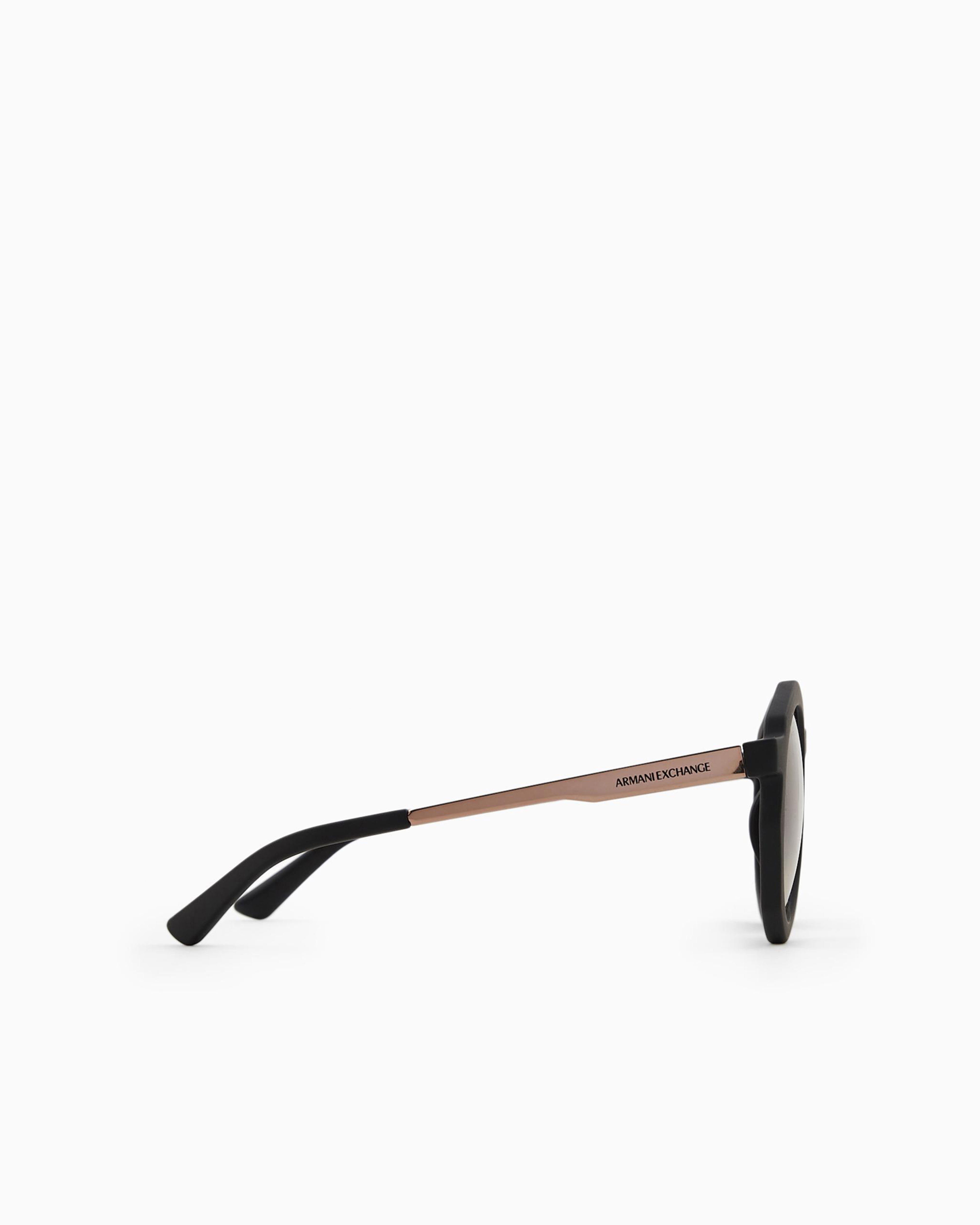 Armani Exchange Grey Gradient Geometric Ladies Sunglasses Ax4132su 815811 51