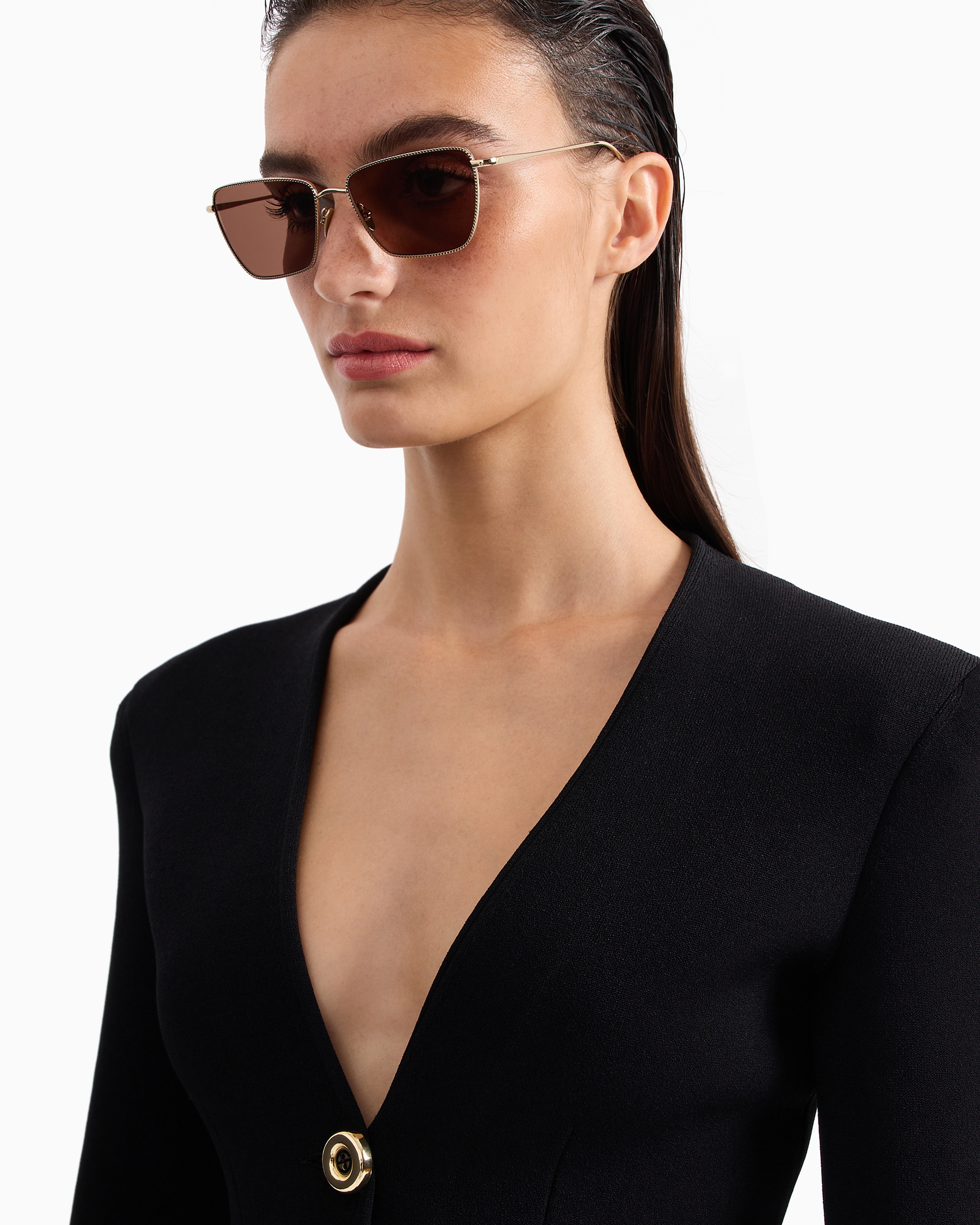 Giorgio Armani Sunglasses In Gold