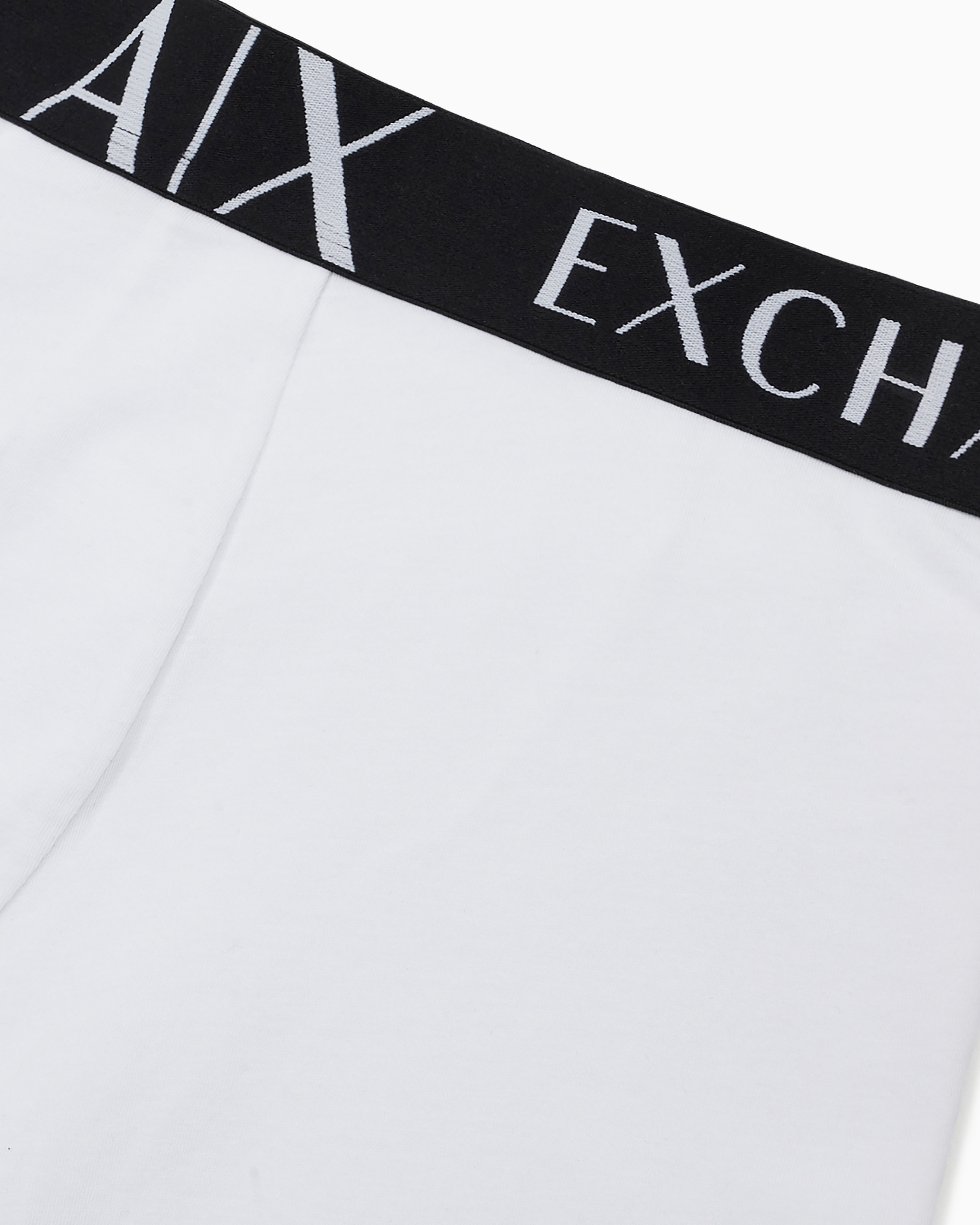 ARMANI EXCHANGE BOXER SHORTS IN STRETCH FABRIC WITH MAXI LOGO 