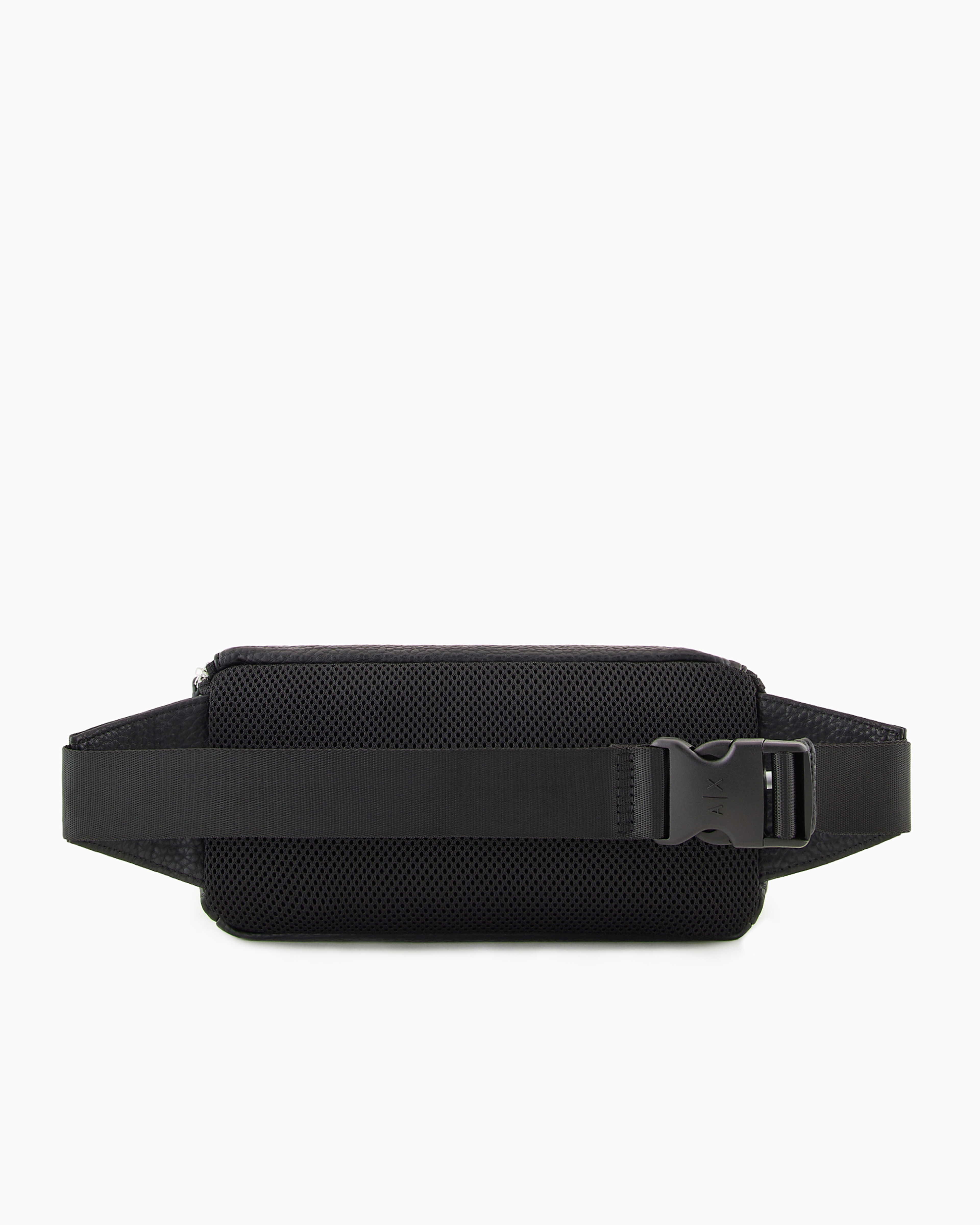 Armani Exchange Official Store Rectangular Pouch In Black