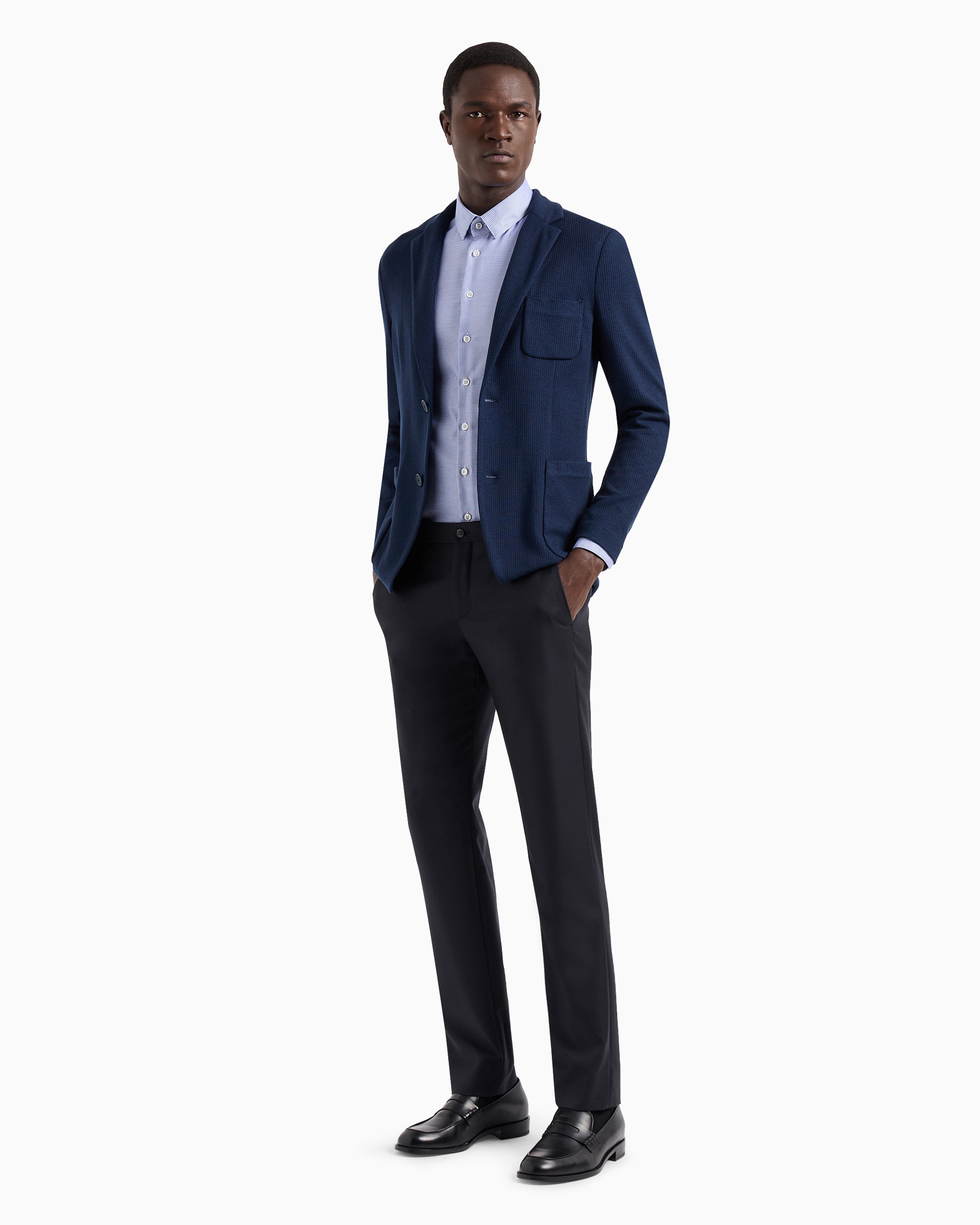 Giorgio Armani Official Store Regular-fit Printed Silk Shirt In Pattern