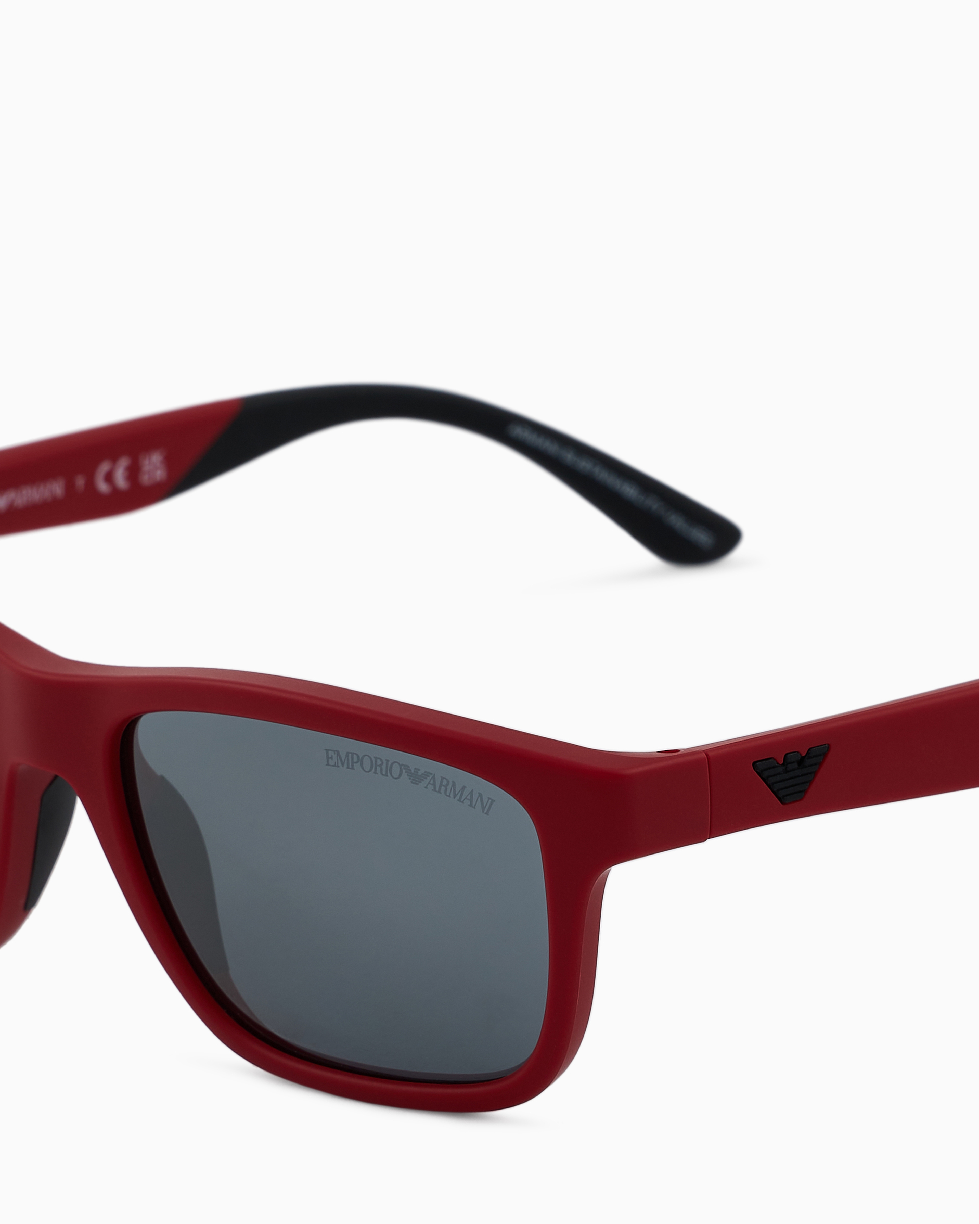 Shop Emporio Armani Sunglasses In Red