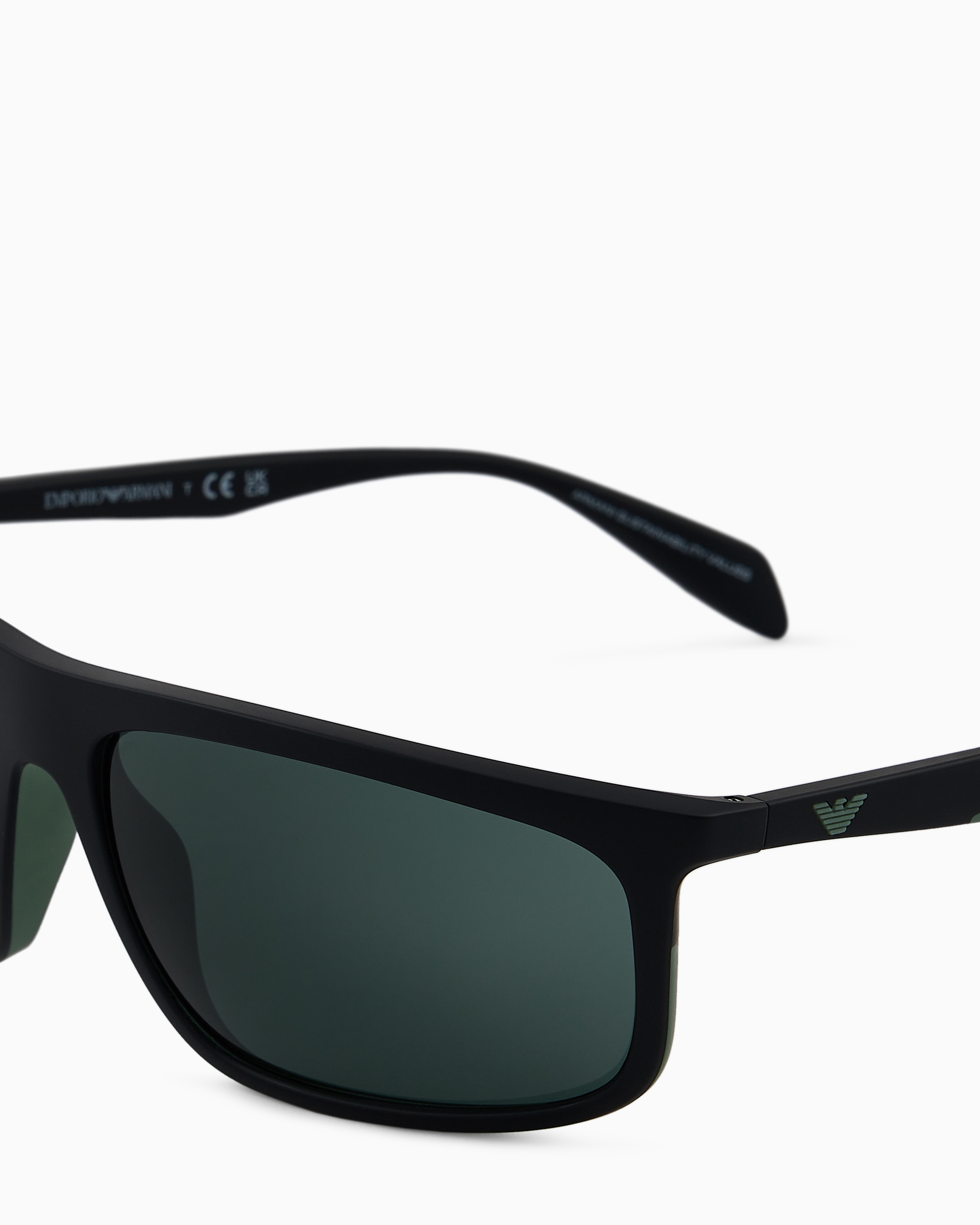 Emporio Armani Men's Aviator Sunglasses In Black