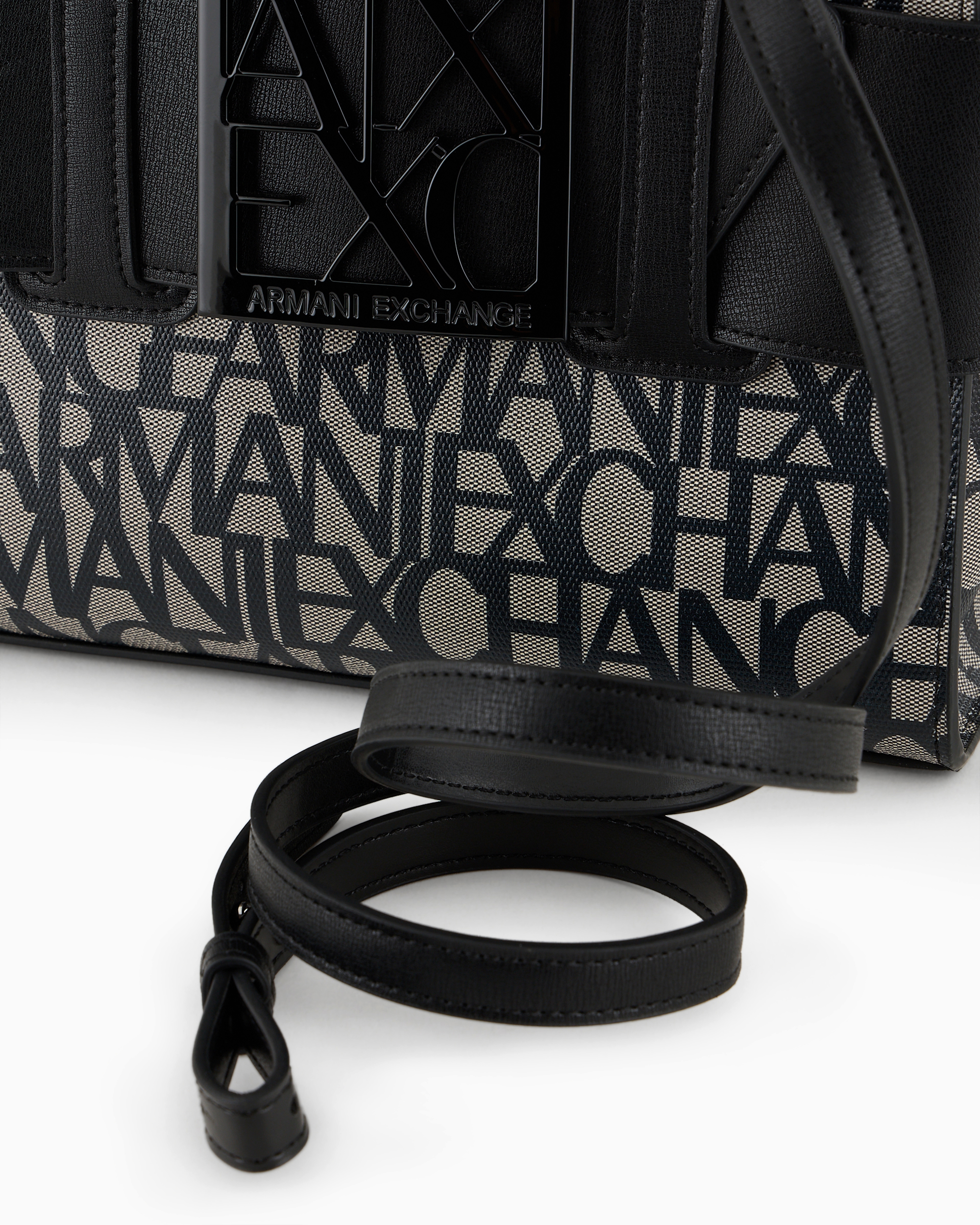 Armani Exchange Official Store Shoppers In Black