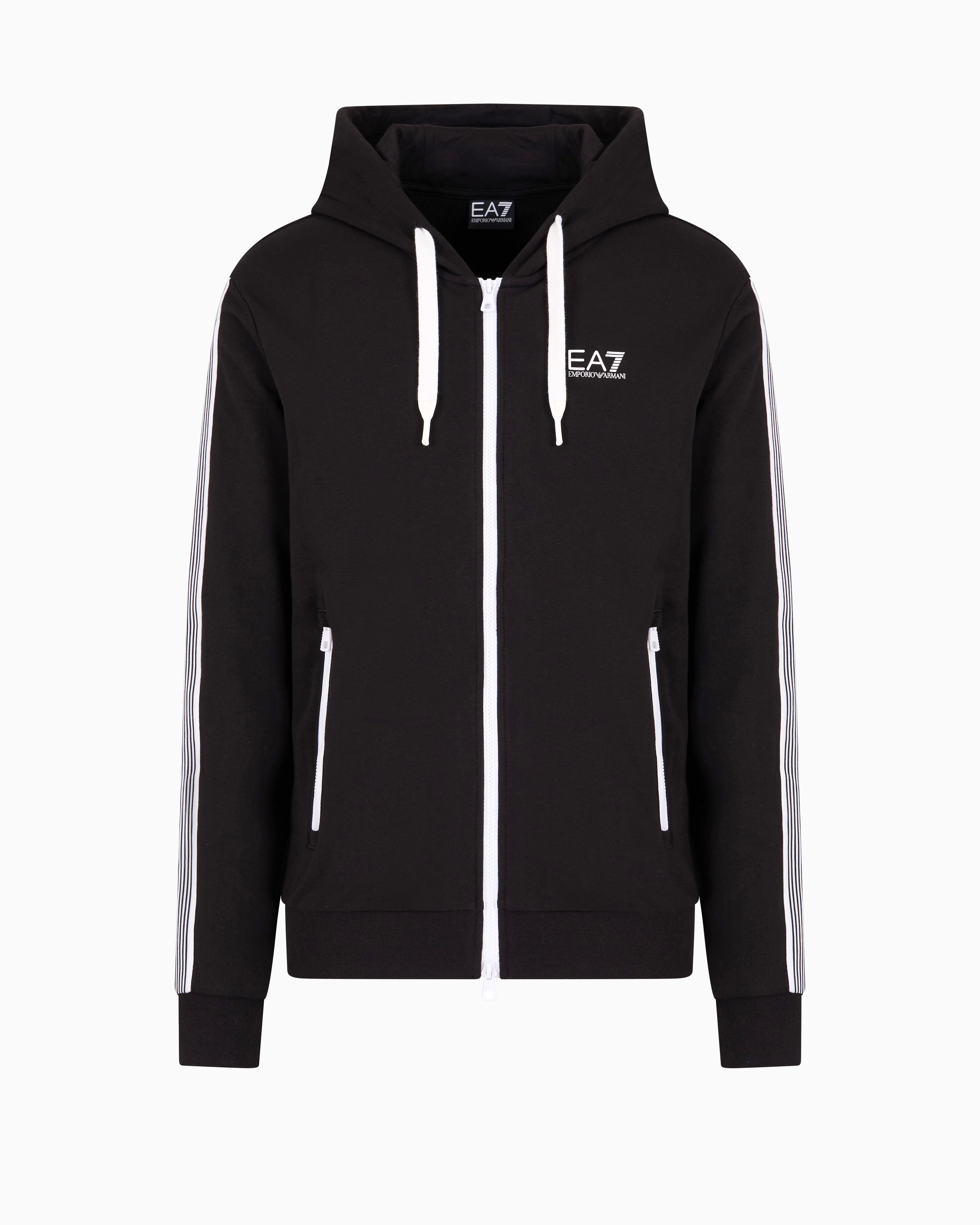 トップス Emporio Armani Deformed zip vest hoodie Emporio Armani Deformed zip vest hoodie（Zipped, hooded