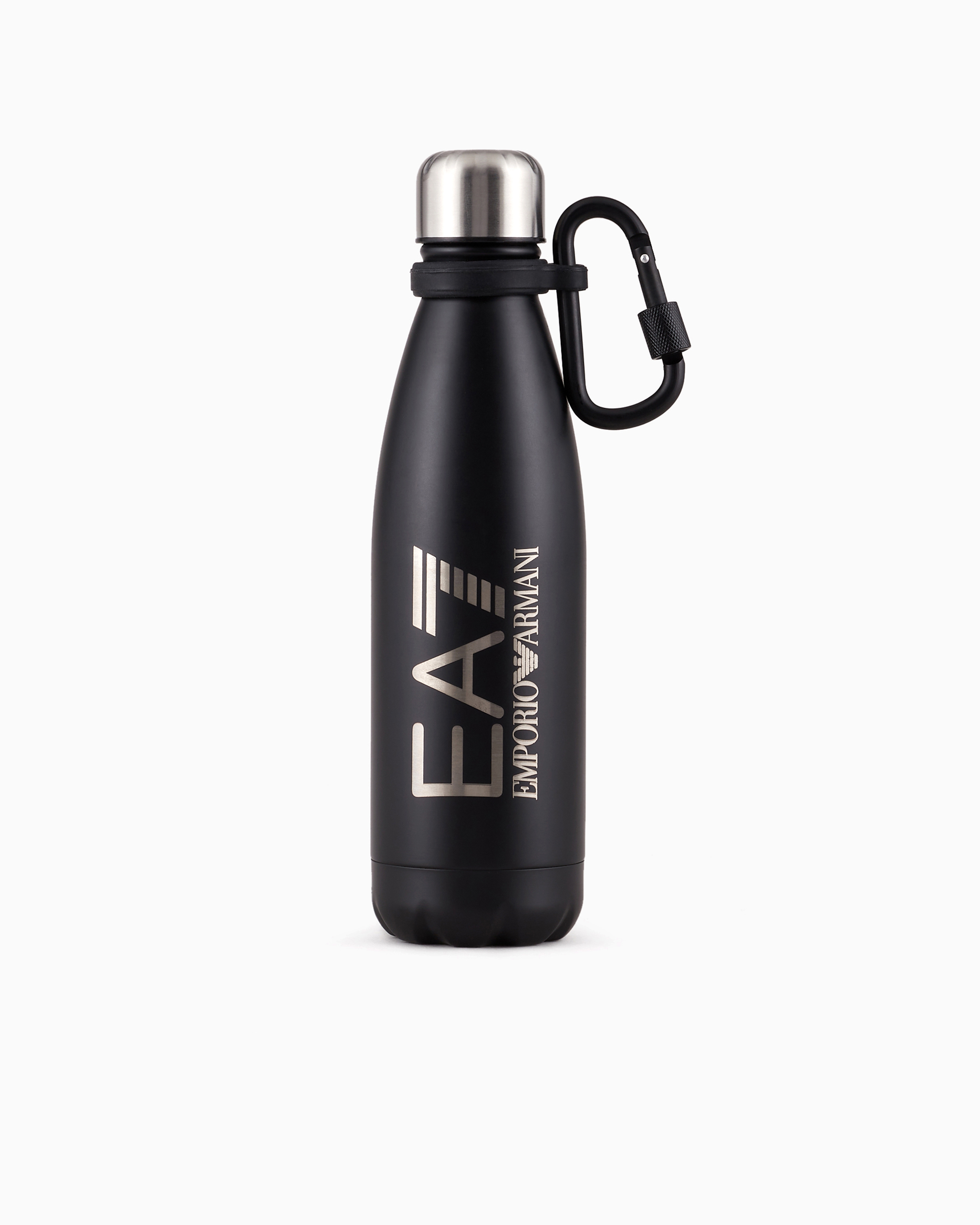 Ea7 Official Store Dynamic Athlete Insulated Water Bottle In Black