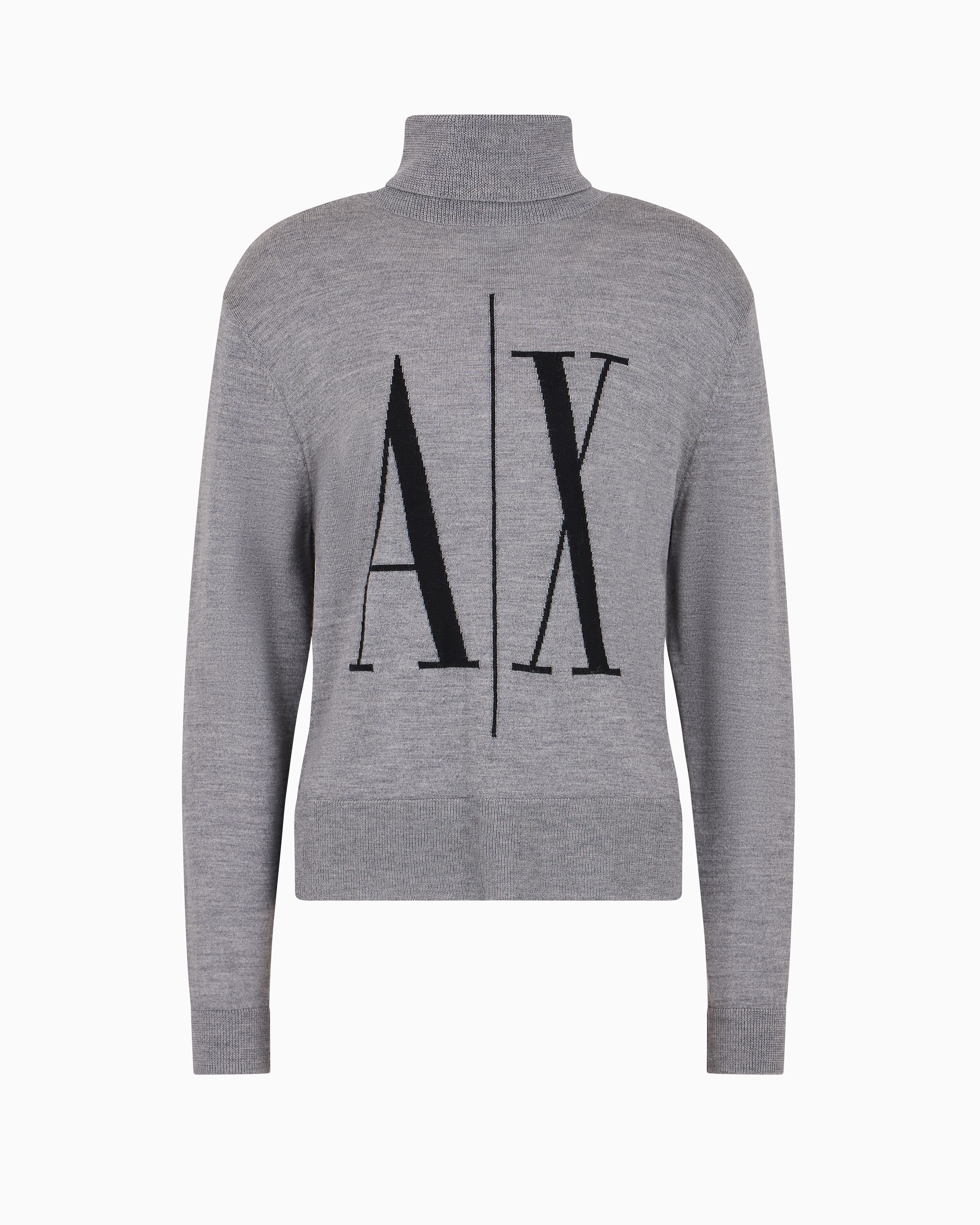 Armani Exchange Official Store Polo Necks In Gray