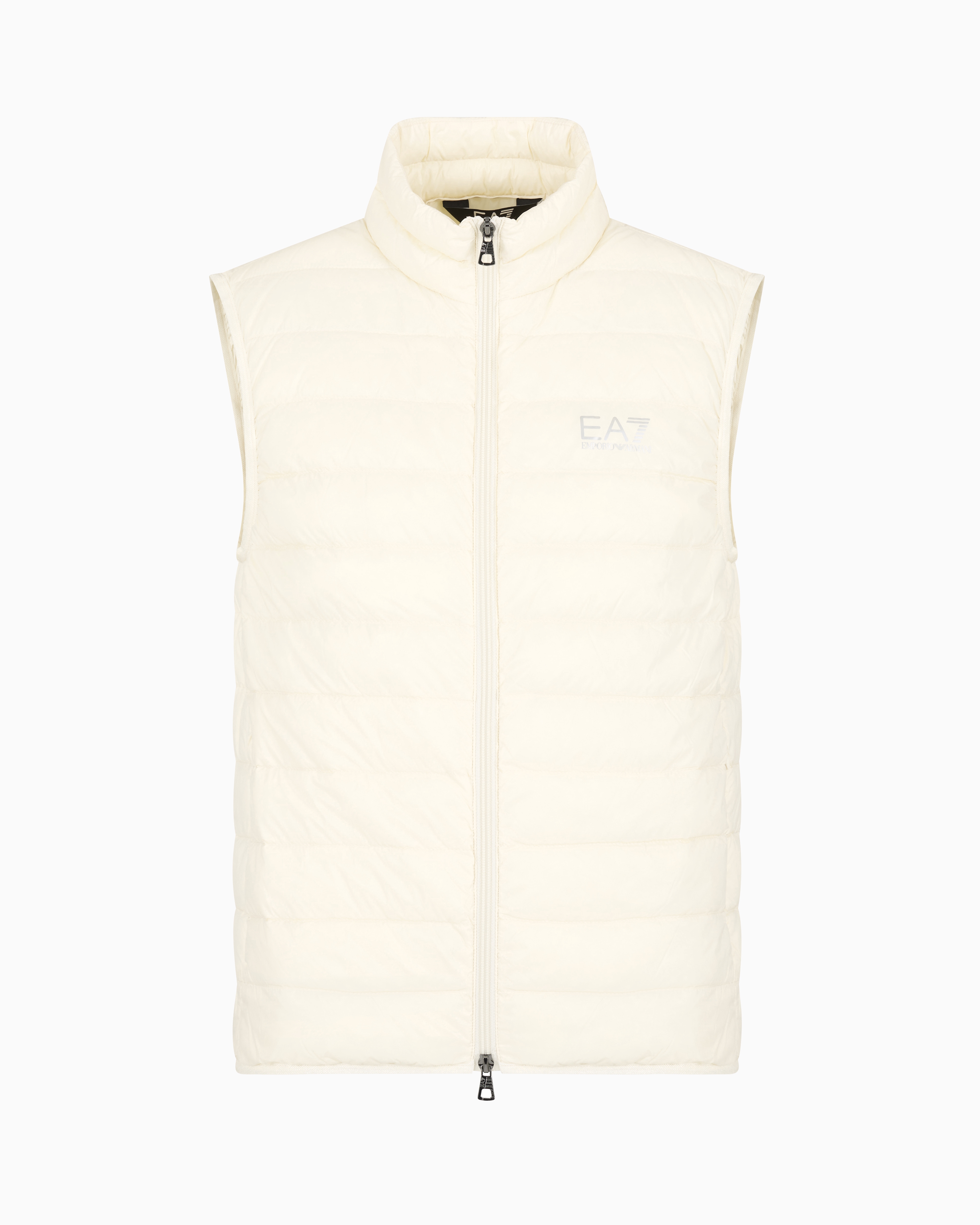 Ea7 Core Identity Packable Gilet In Neutral