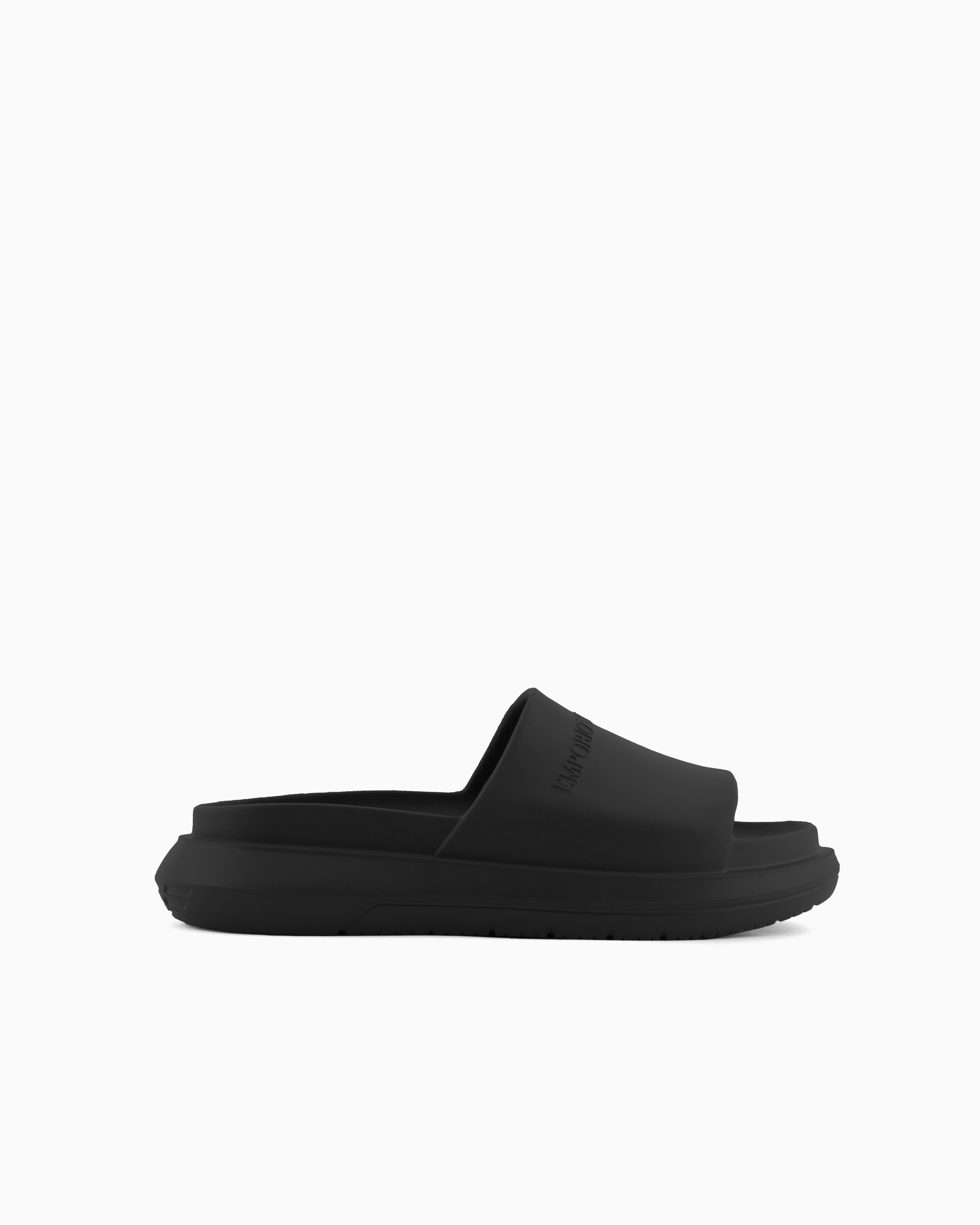 Emporio Armani Official Store Eva Monobloc Sandals In Black