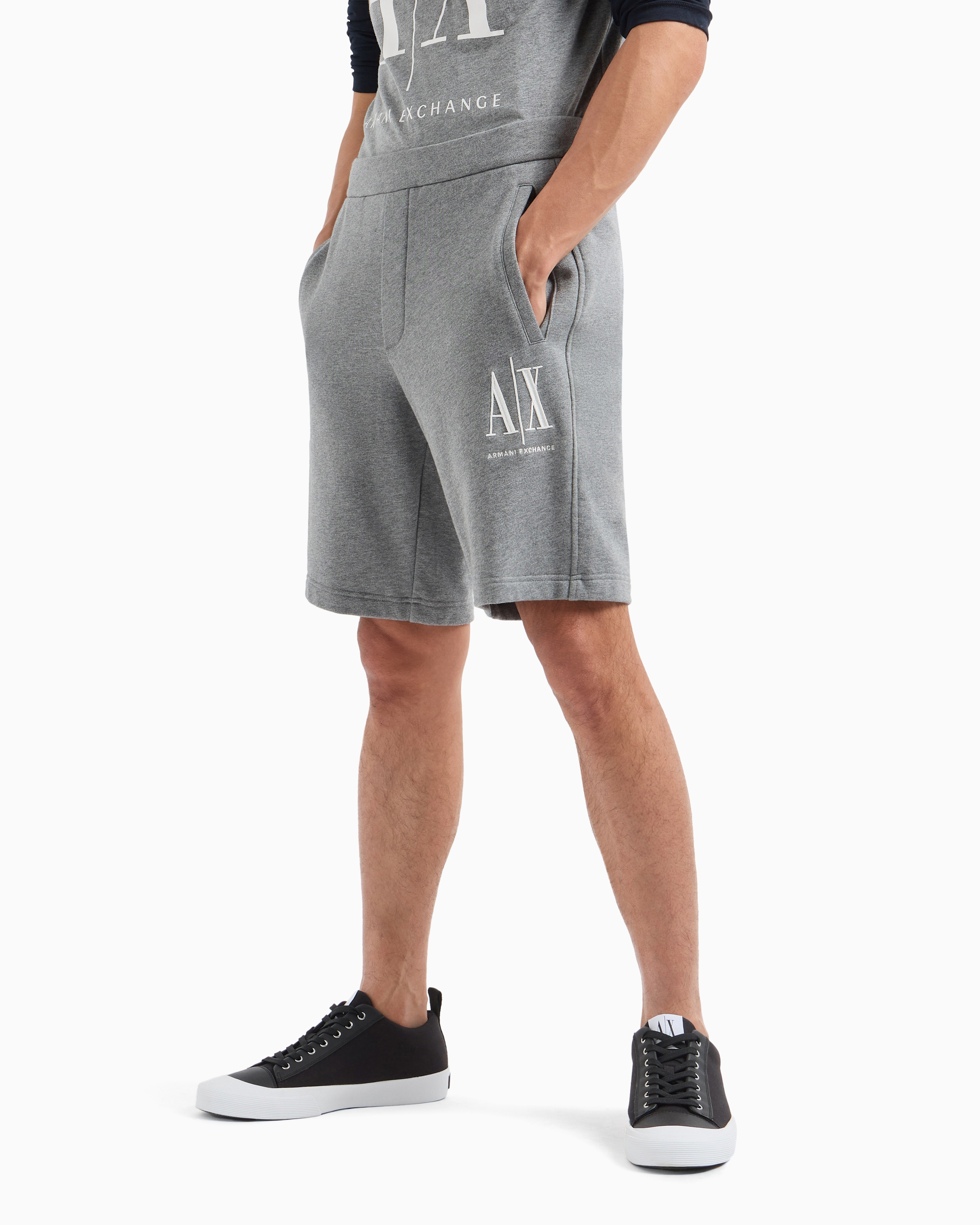 ARMANI EXCHANGE ICON PROJECT FRENCH TERRY SHORTS 