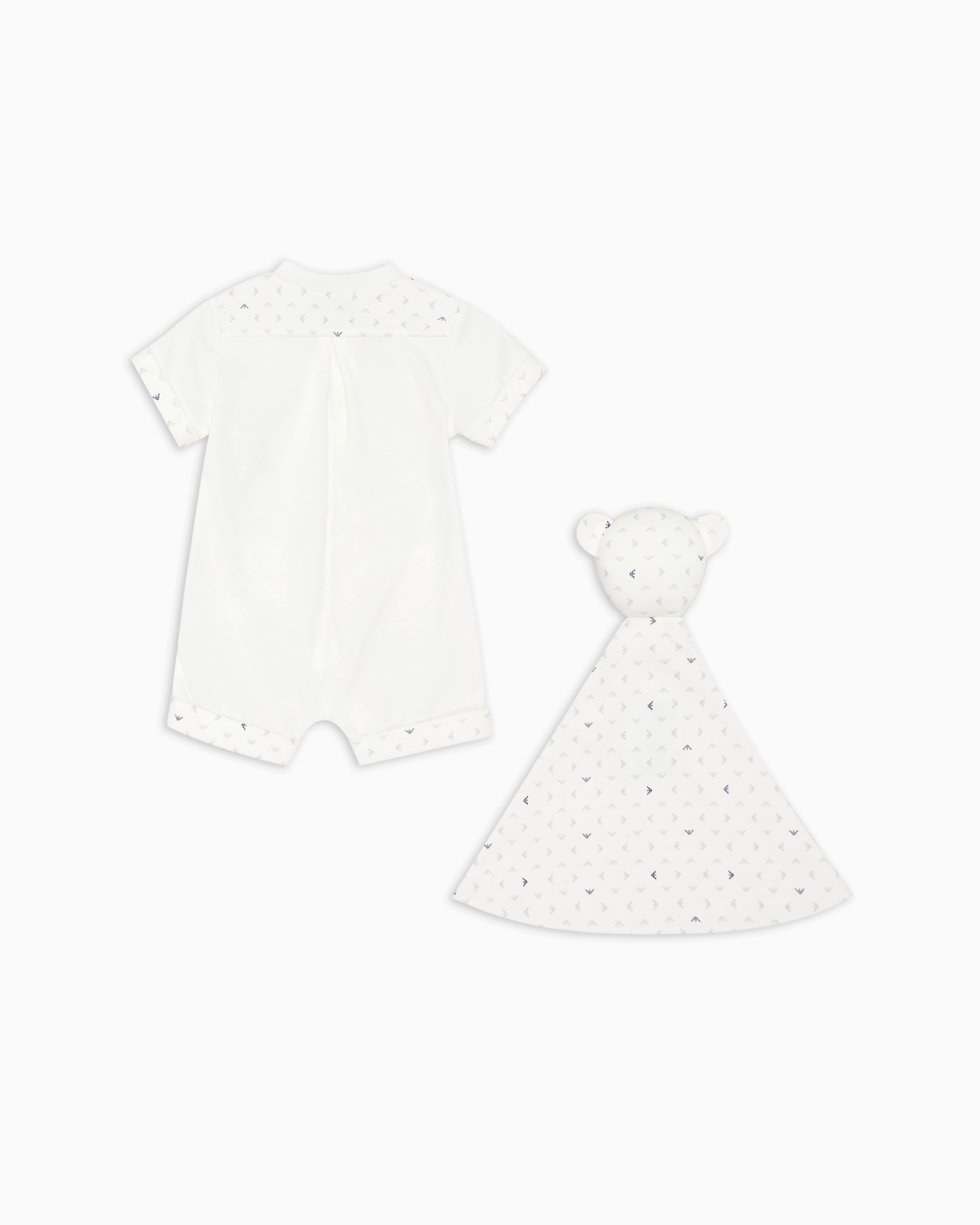 EMPORIO ARMANI ROMPER AND SECURITY BLANKET GIFT SET