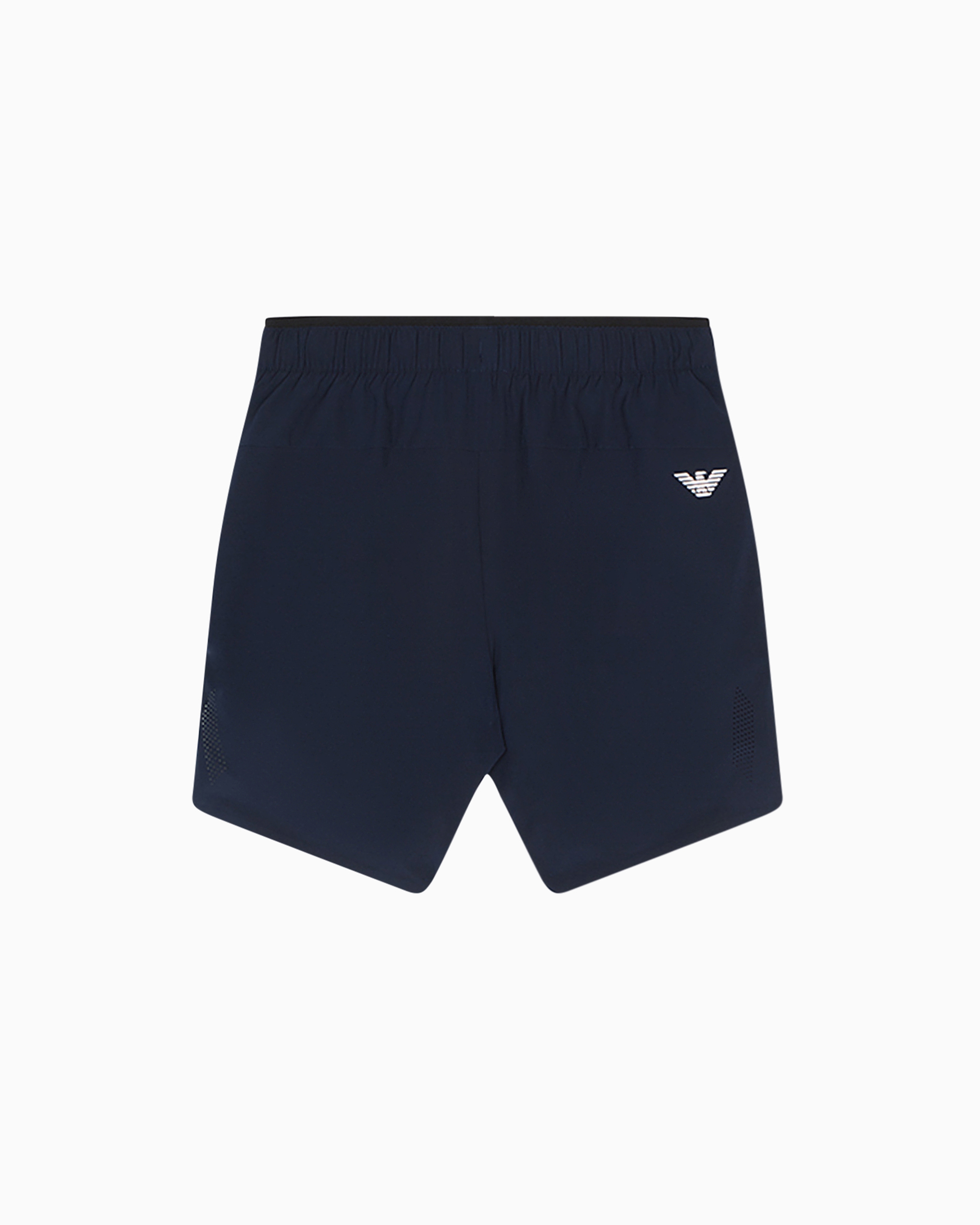 Ea7 Emporio Armani Boys Navy Blue Ventus7 Sports Shorts In Navy Blue