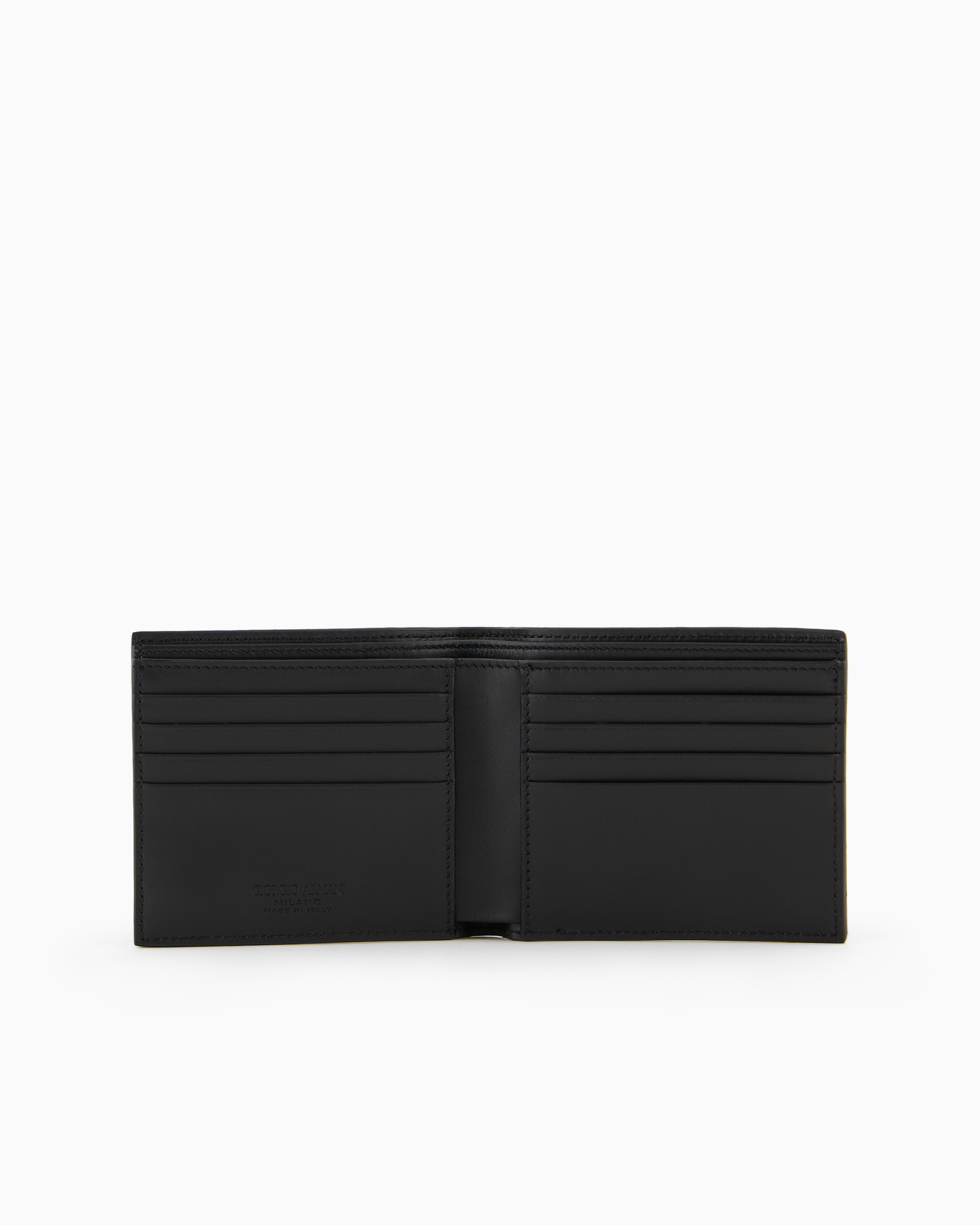 ジョルジオアルマーニ Giorgio Armani Bi-Fold Wallet Bifold wallet in embossed leather | Giorgio Armani