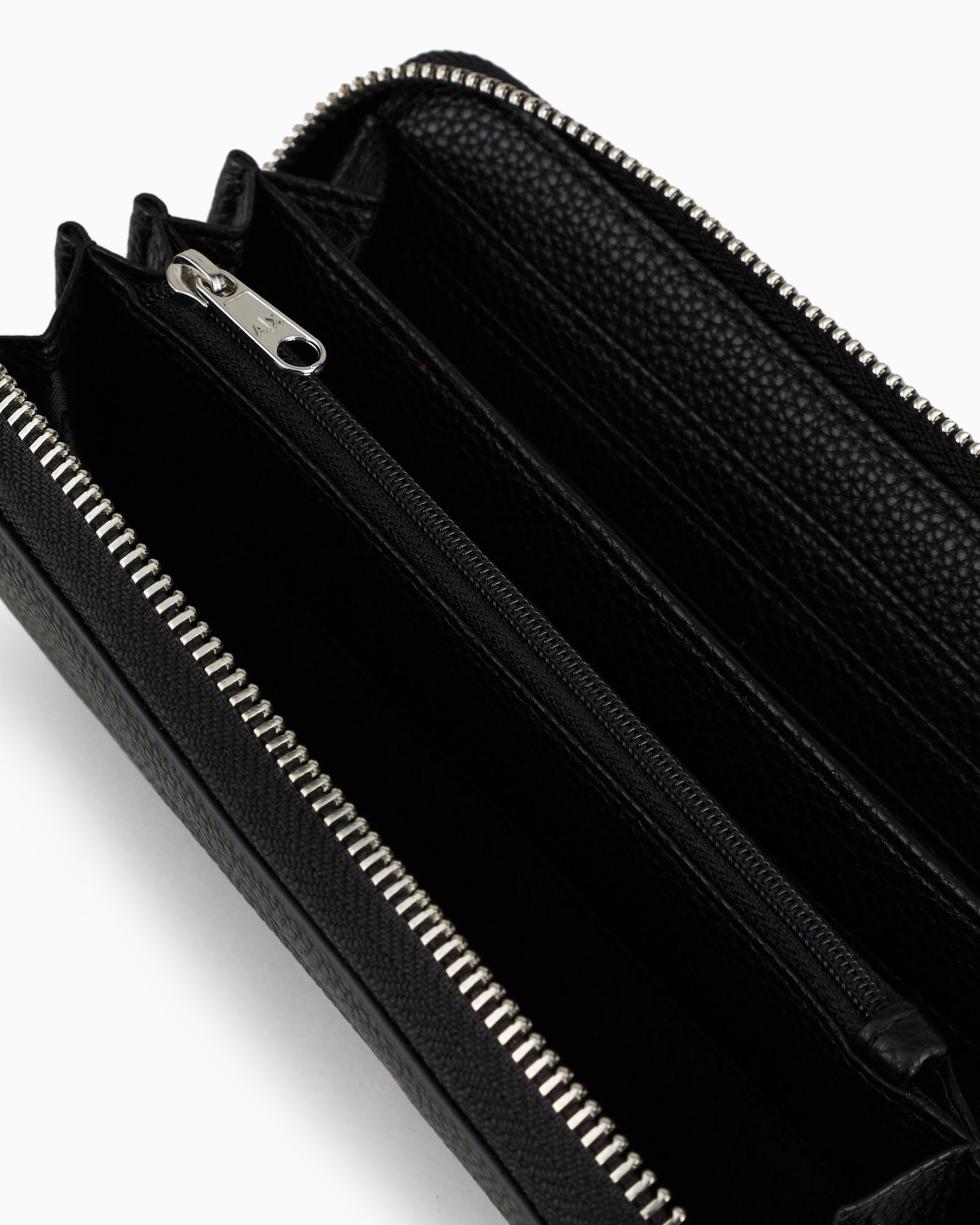 Armani Exchange Official Store Wallets In Black