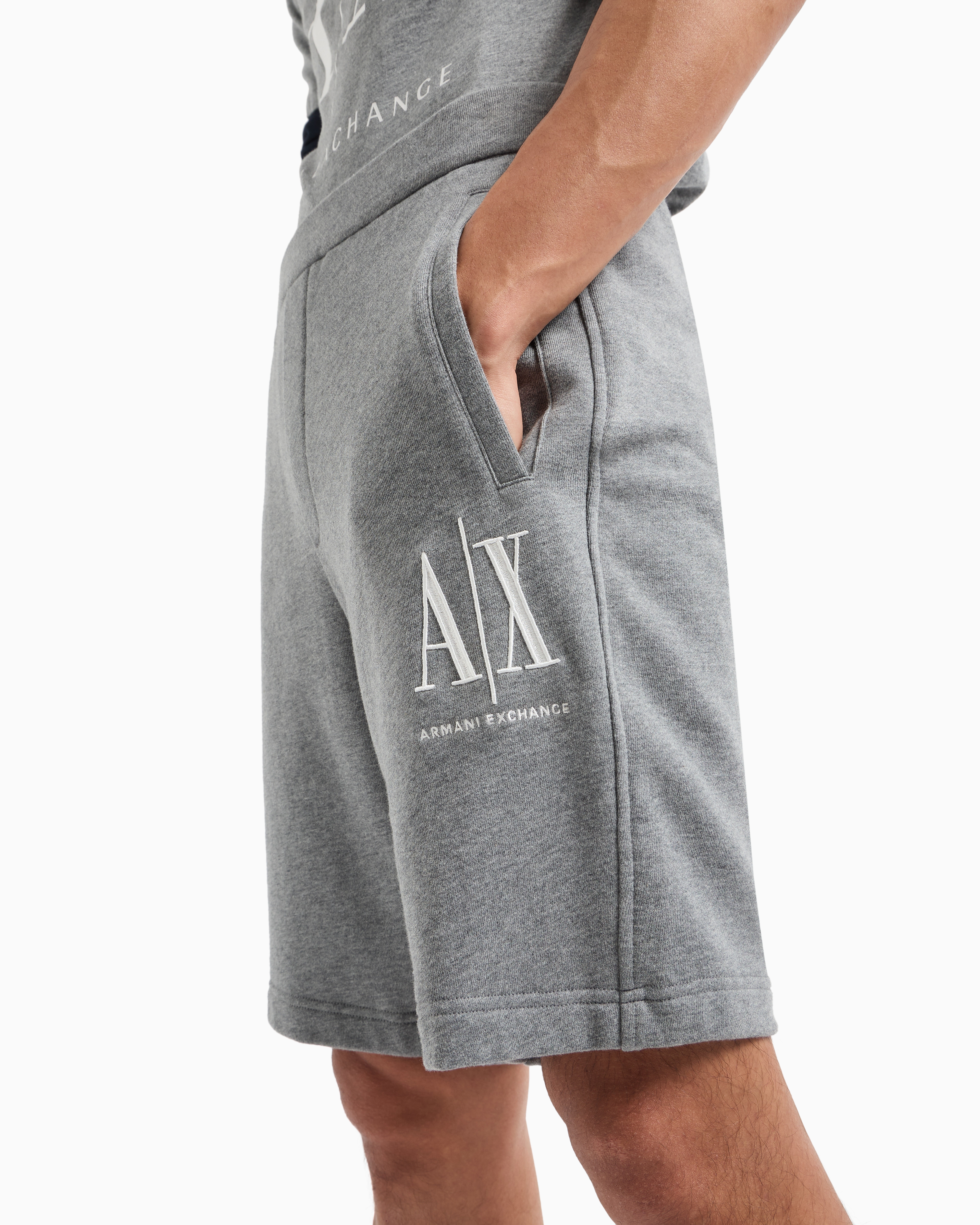 ARMANI EXCHANGE ICON PROJECT FRENCH TERRY SHORTS 