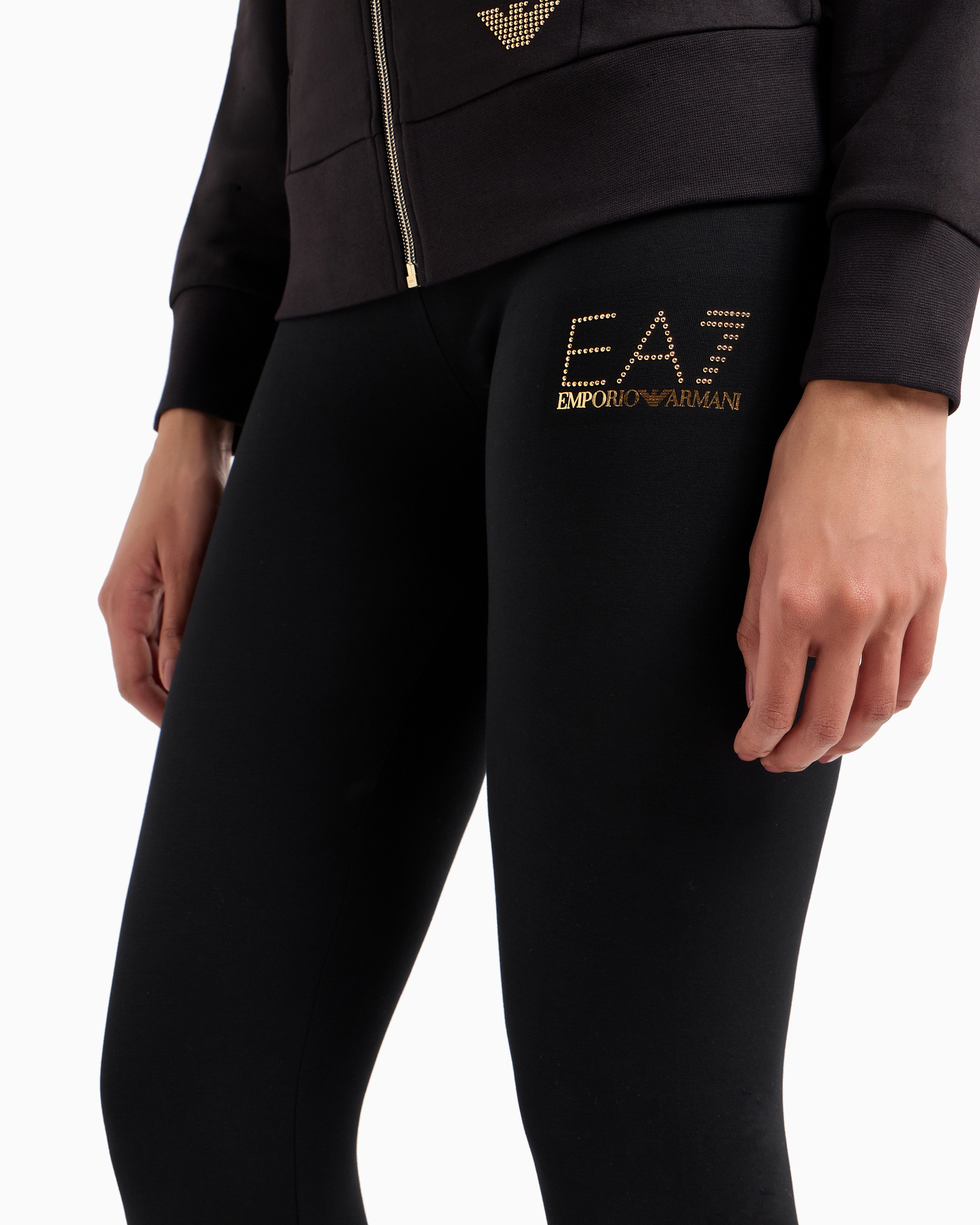 Ea7 Official Store Evolution Joggers In Black