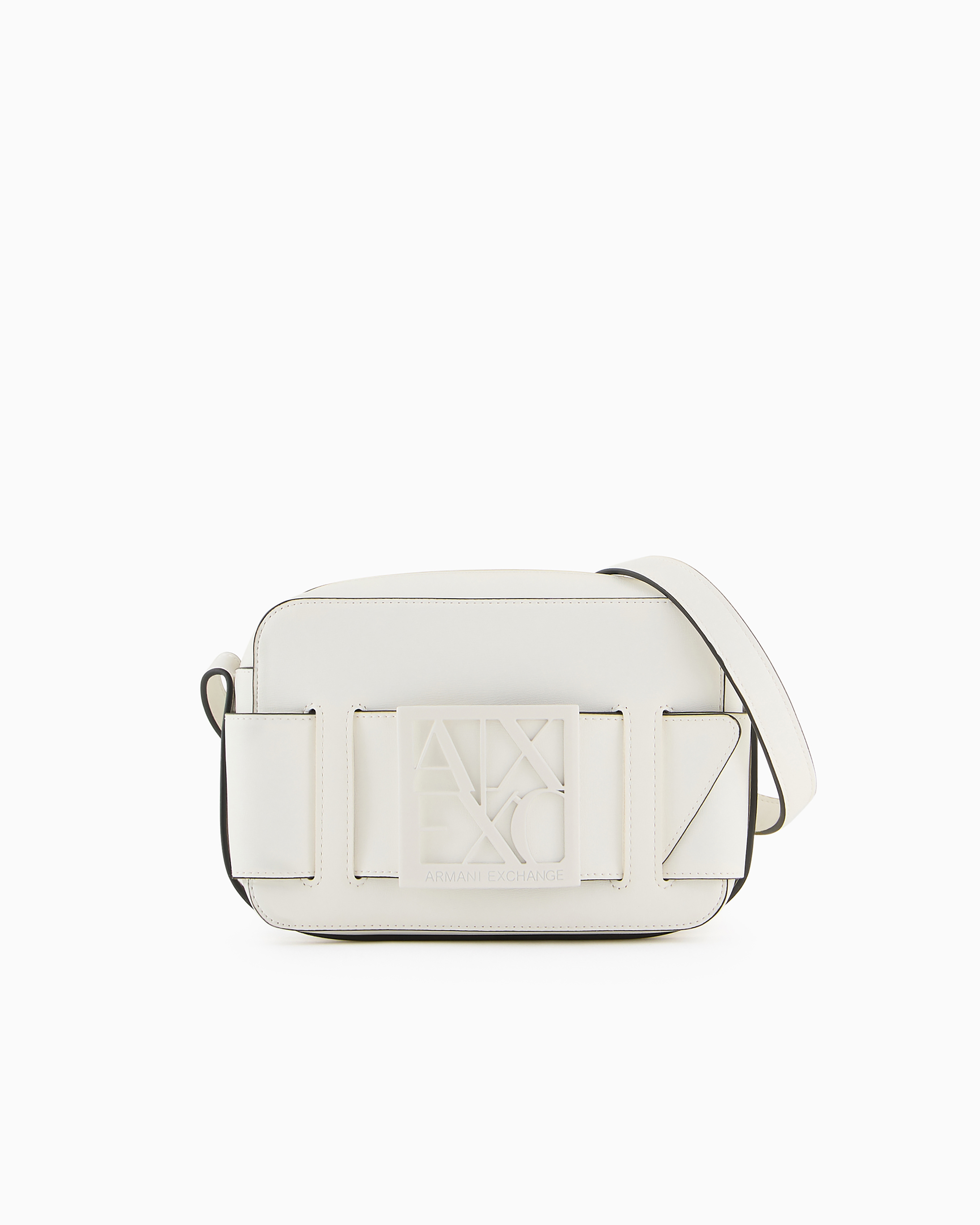 Armani Exchange Crossbody Bag With Logo In White