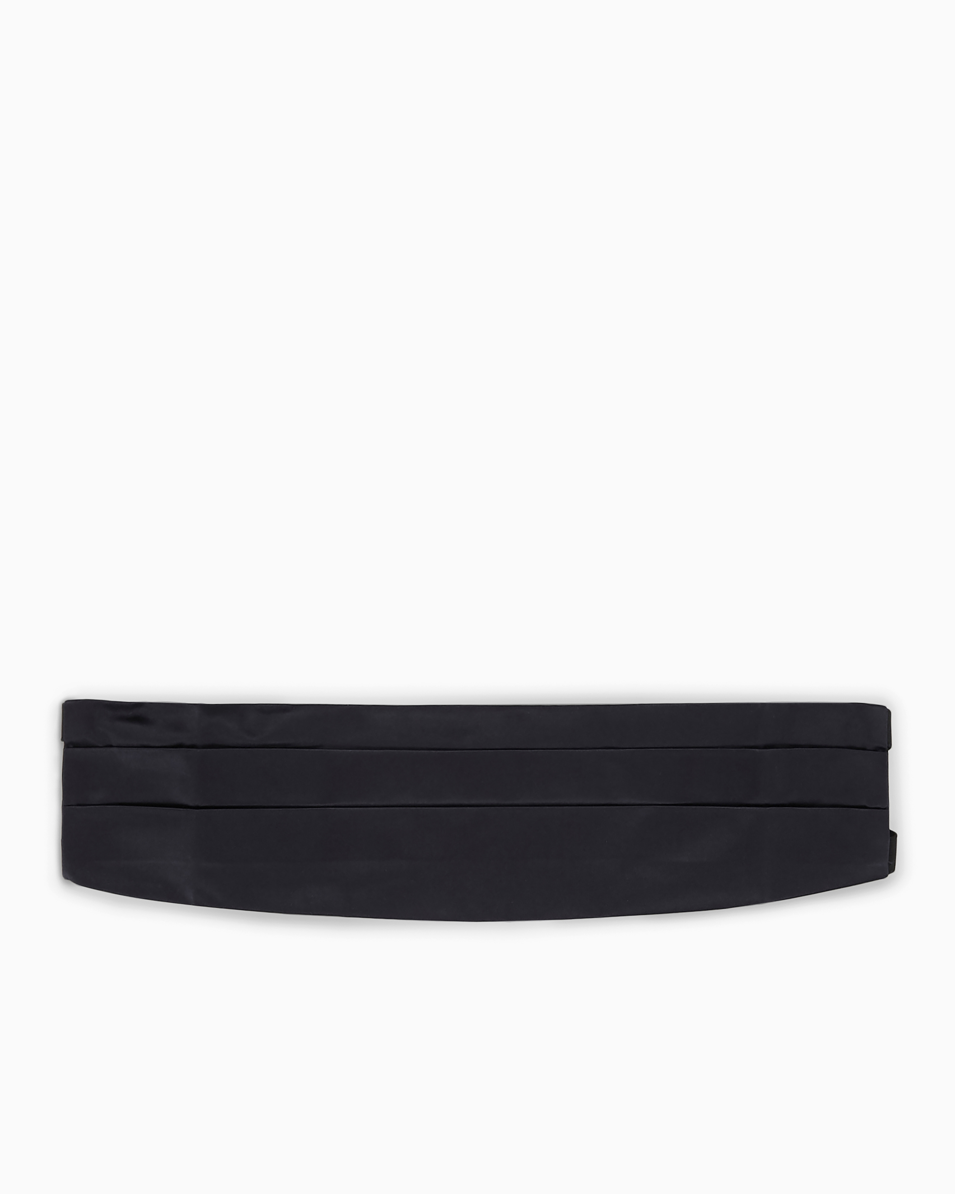 Giorgio Armani Official Store Silk-satin Tuxedo Cummerbund In Navy Blue