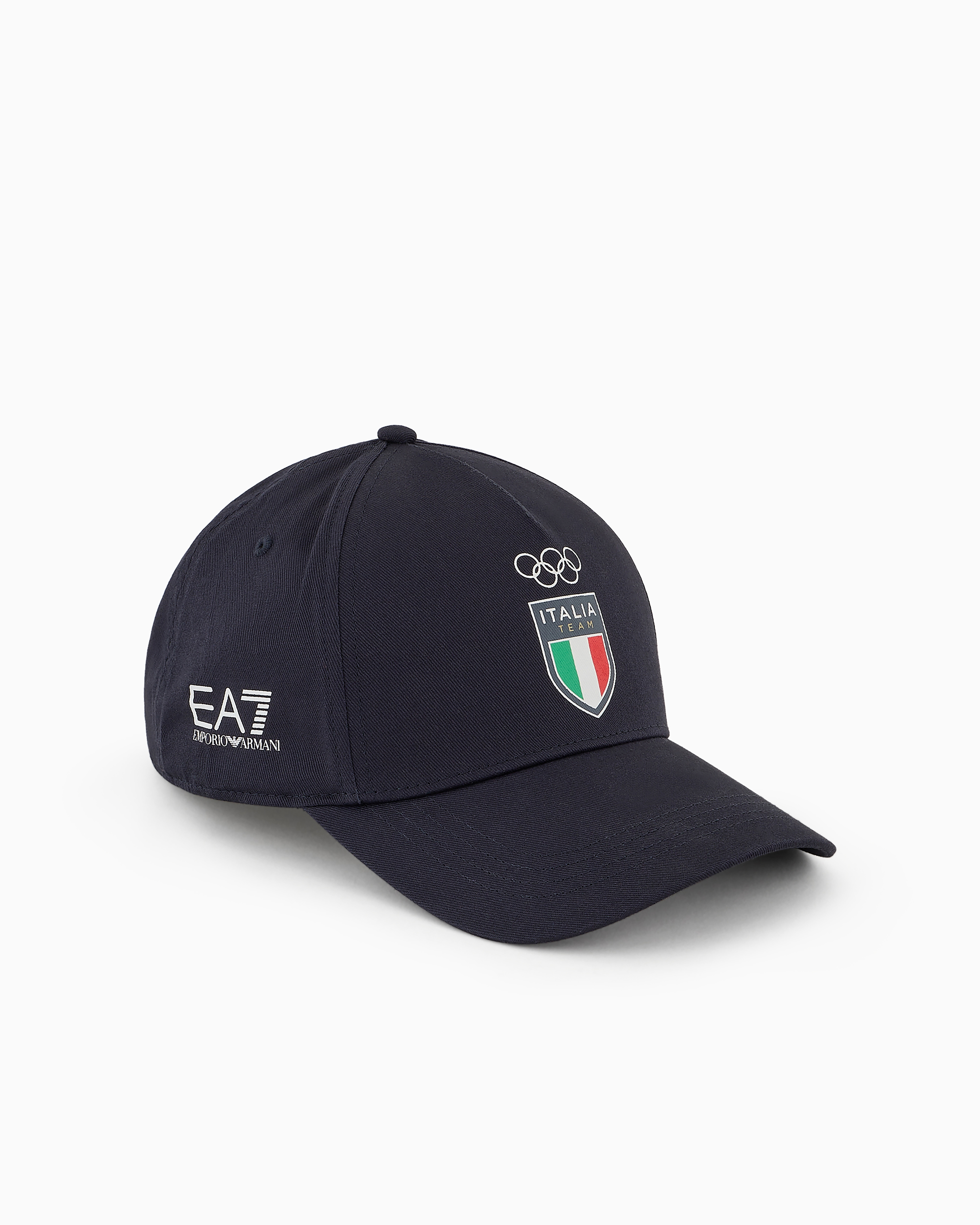 Italia Team Paris 2024 cotton baseball cap | EA7