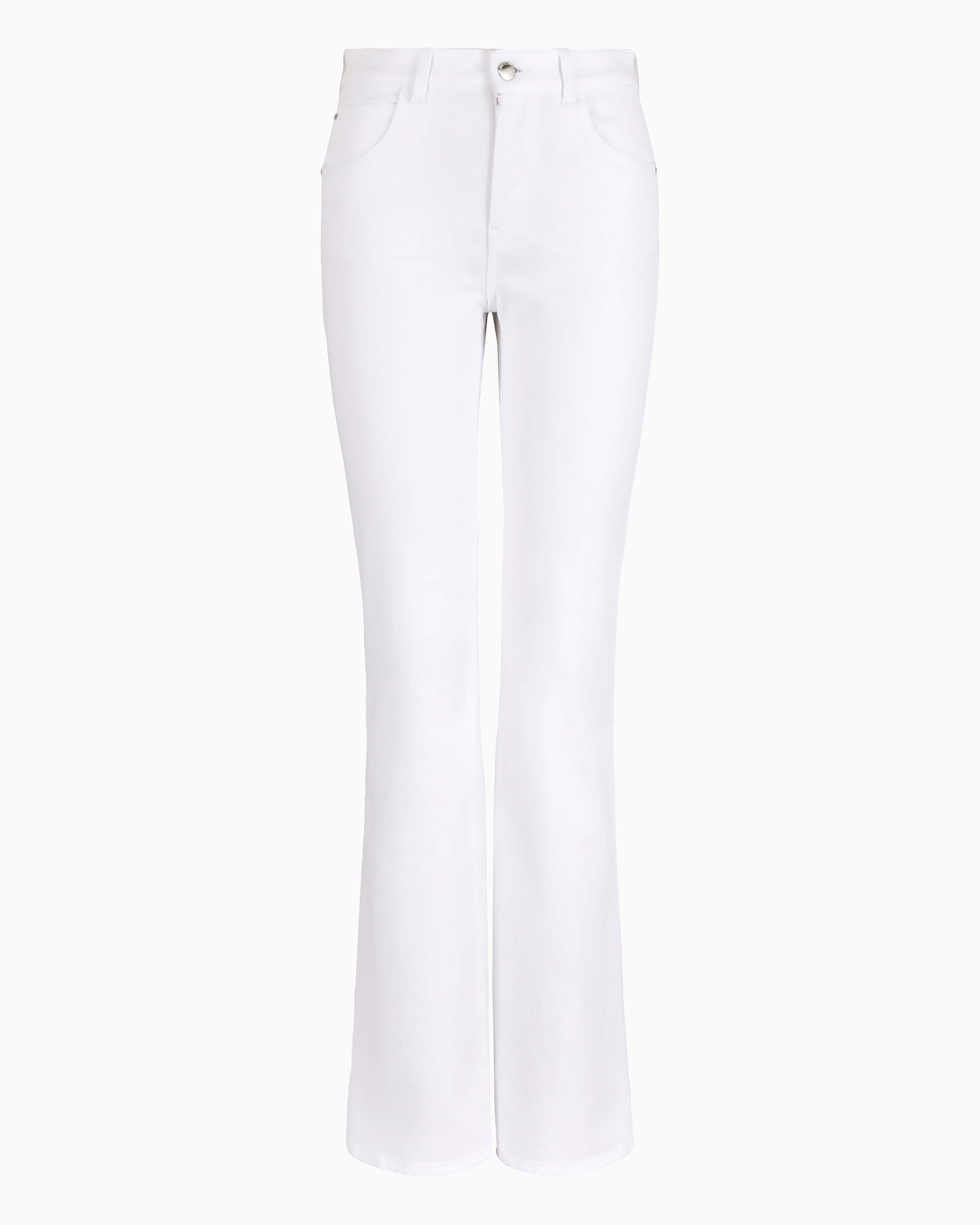 Emporio Armani Official Store Flared Jeans In White