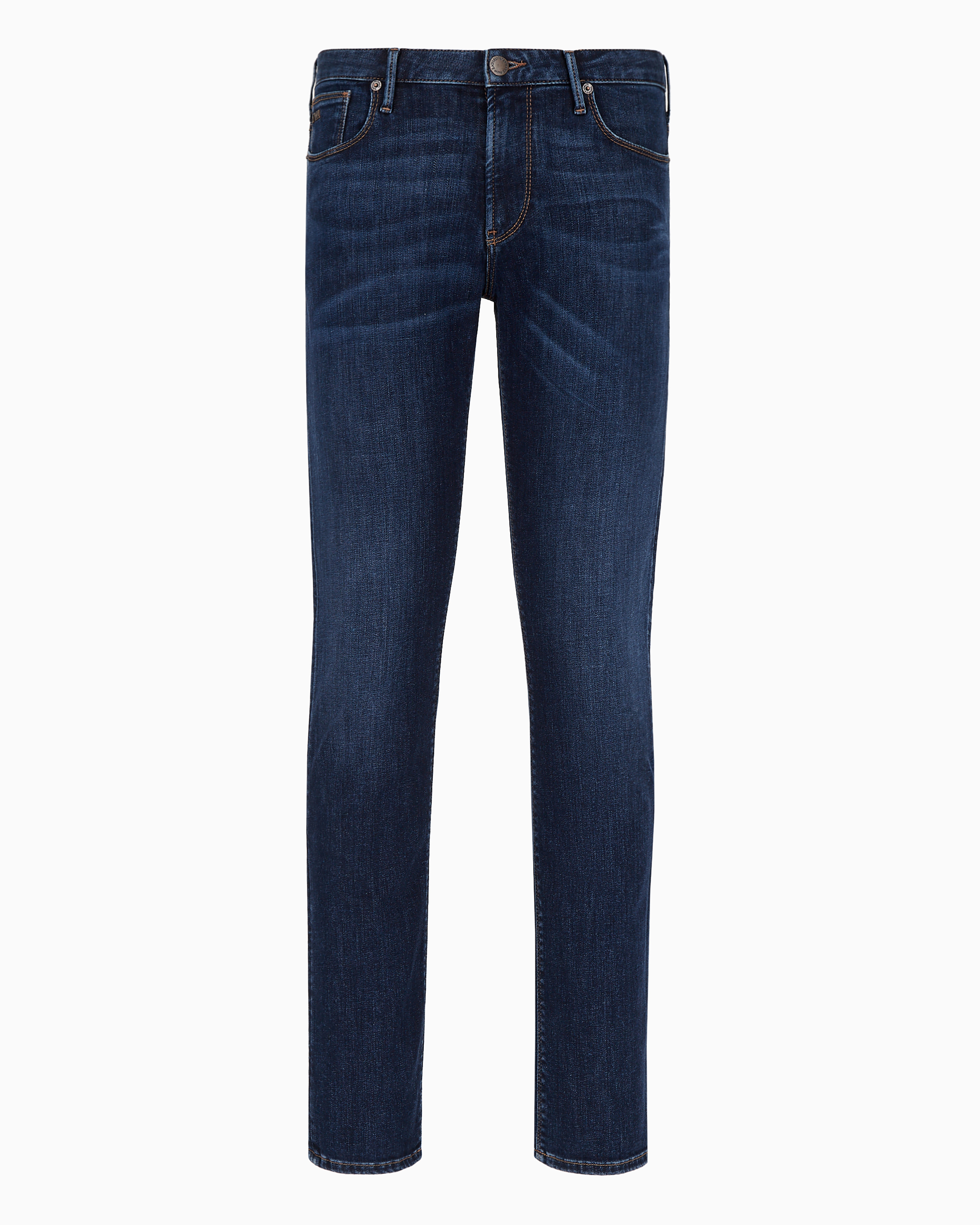 Emporio Armani J75 Slim-fit Selvedge Denim Jeans In Blue