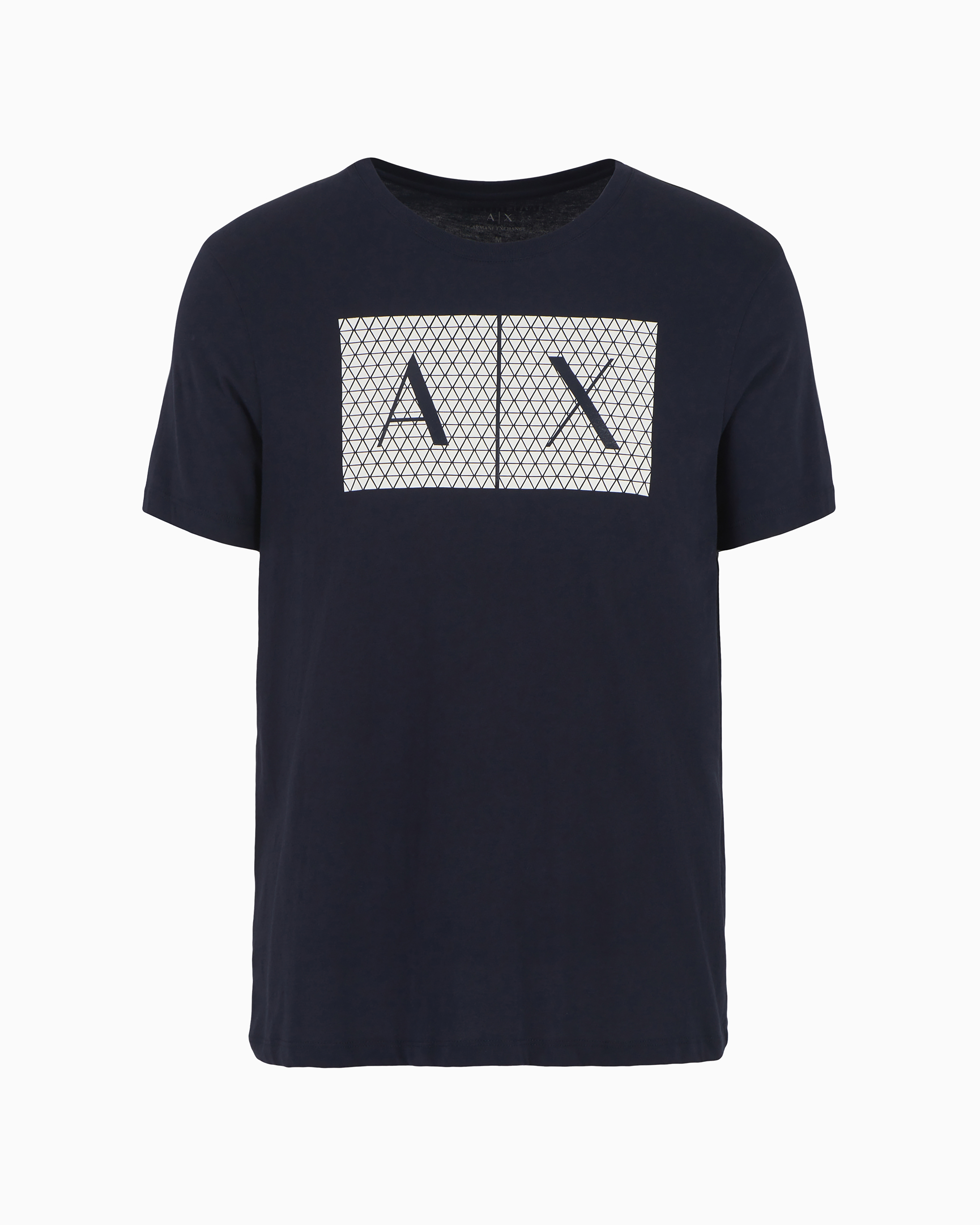 Armani Exchange Logo-print T-shirt In Blau